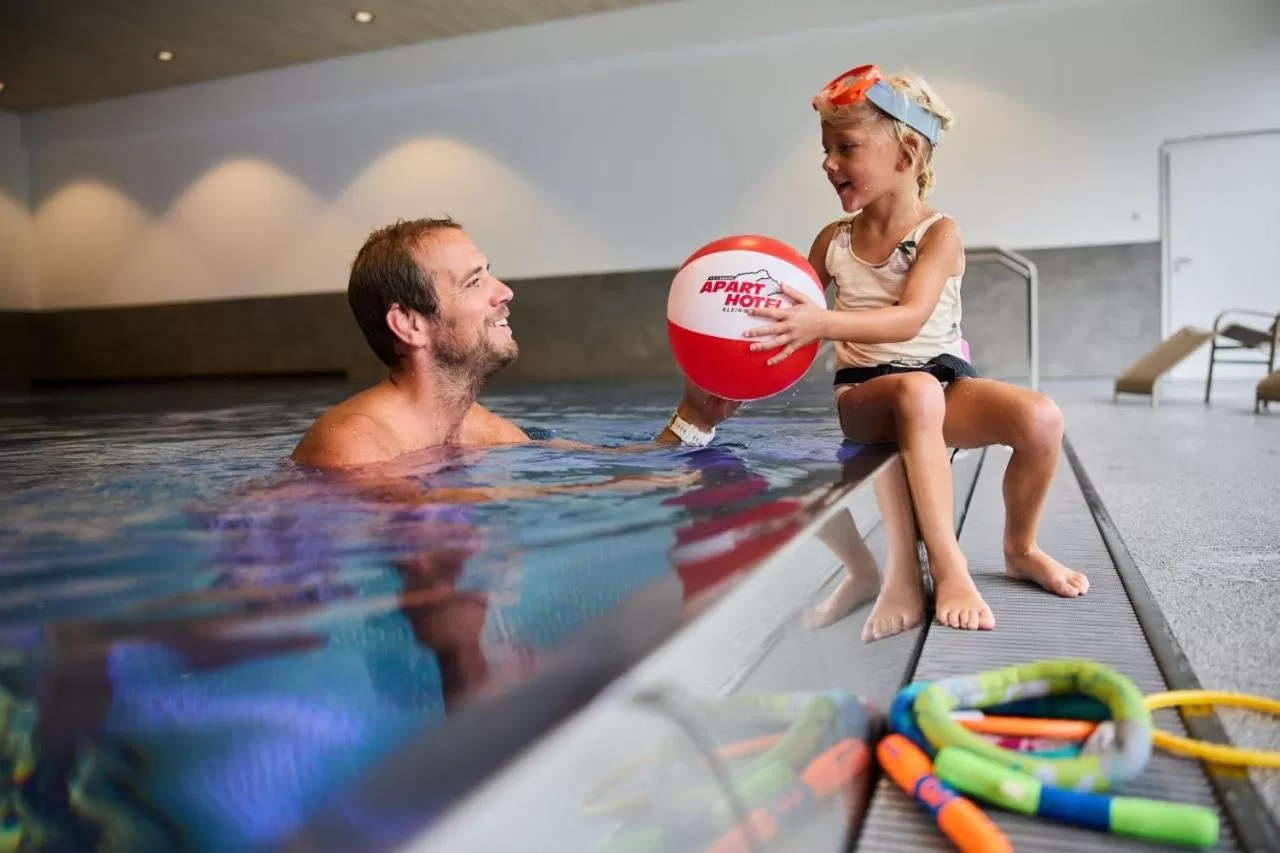 Swimming Pool in Aparthotel Kleinwalsertal