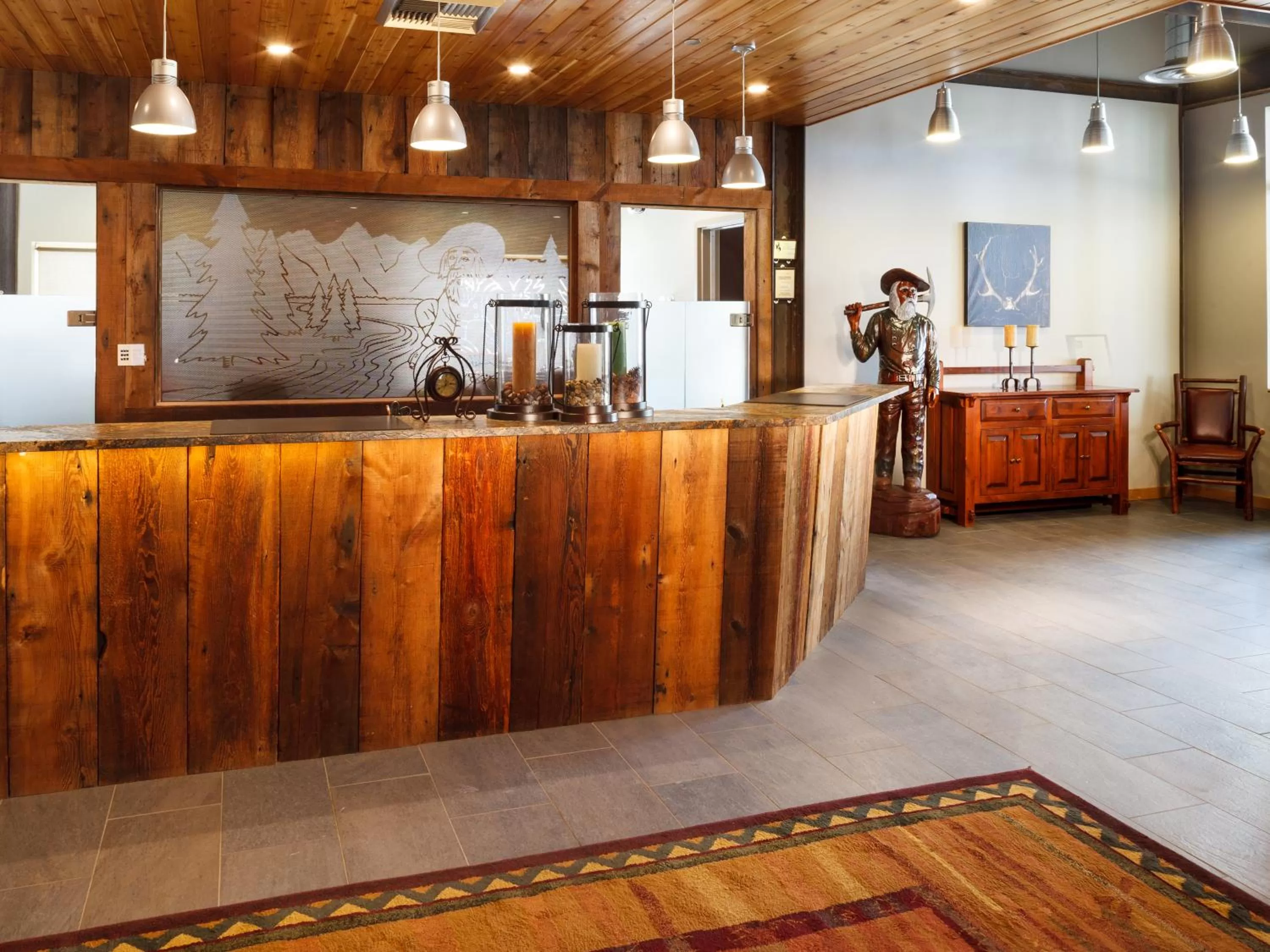 Lobby or reception in 49'er Inn & Suites