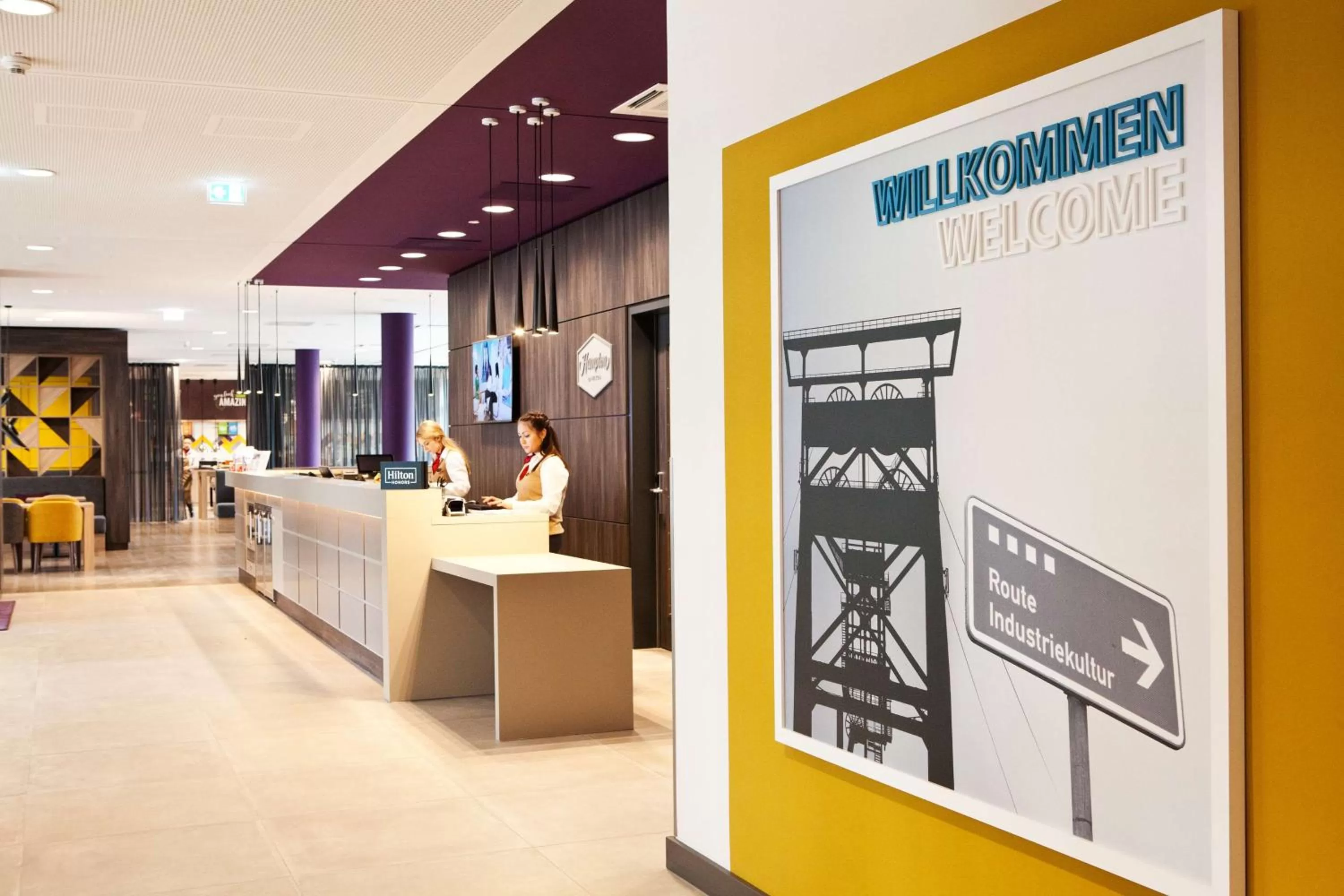 Lobby or reception in Hampton By Hilton Dortmund Phoenix See