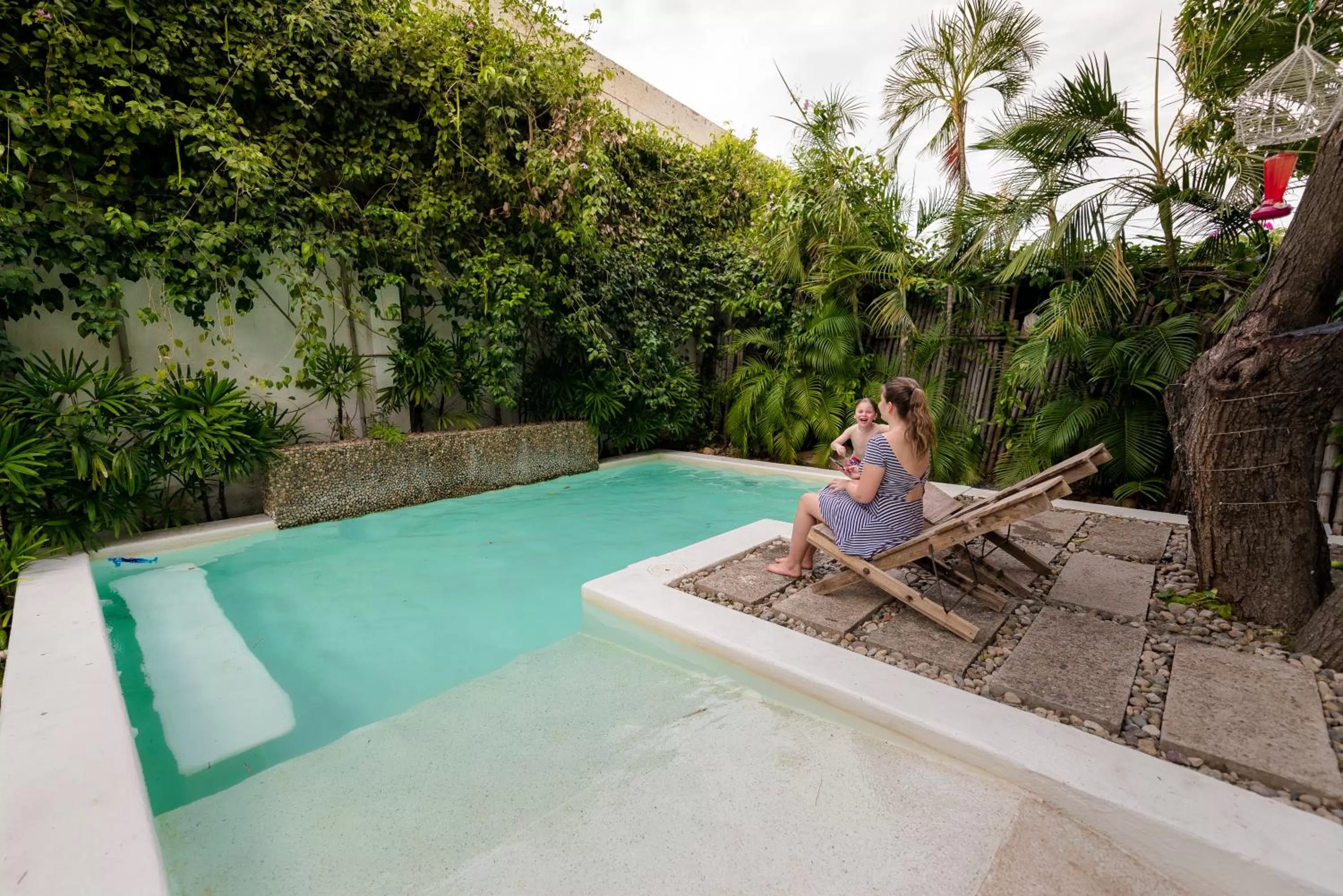 Swimming pool in Hotel Boutique Casa Rosalía