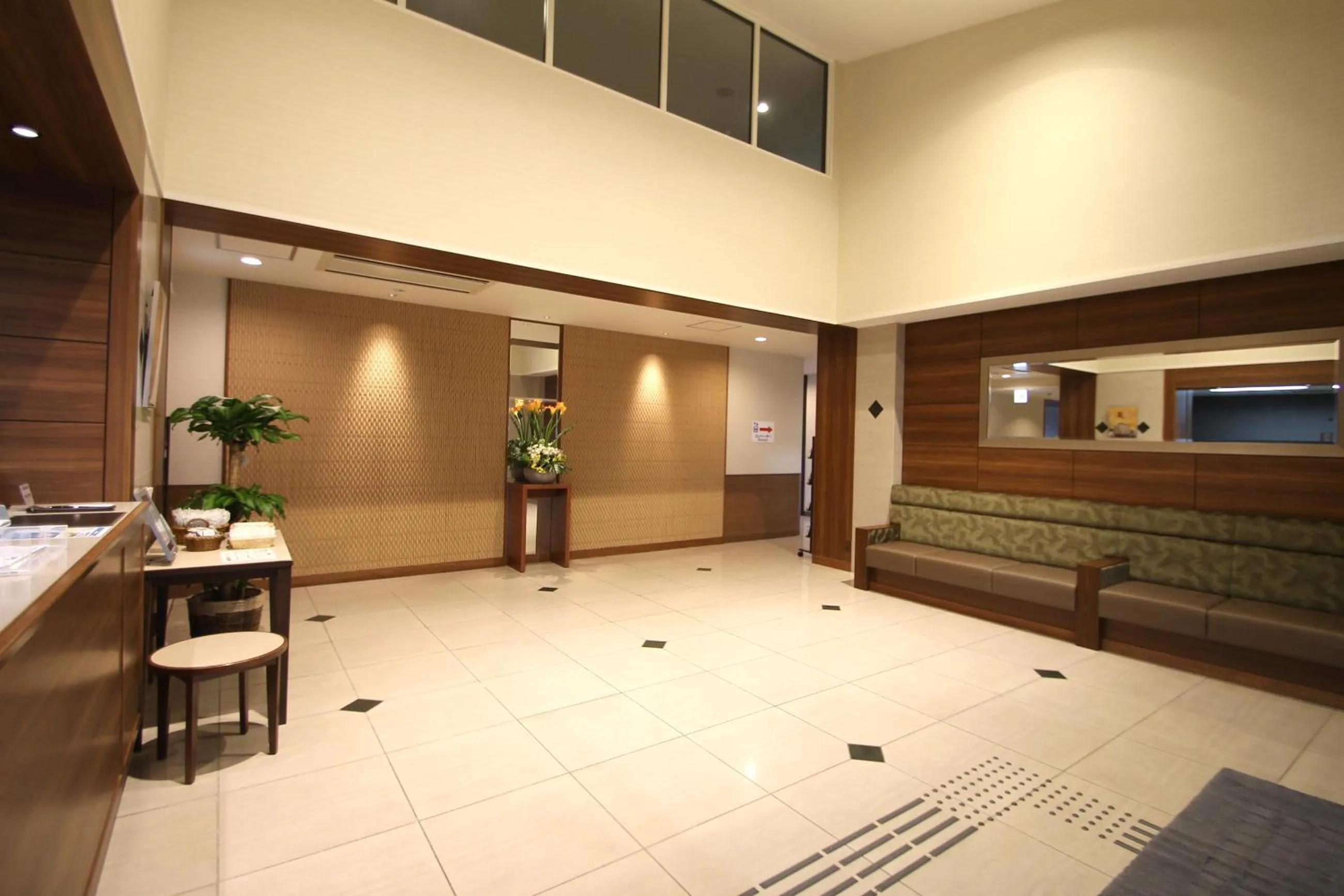 Lobby or reception in Vessel Hotel Kumamoto Airport