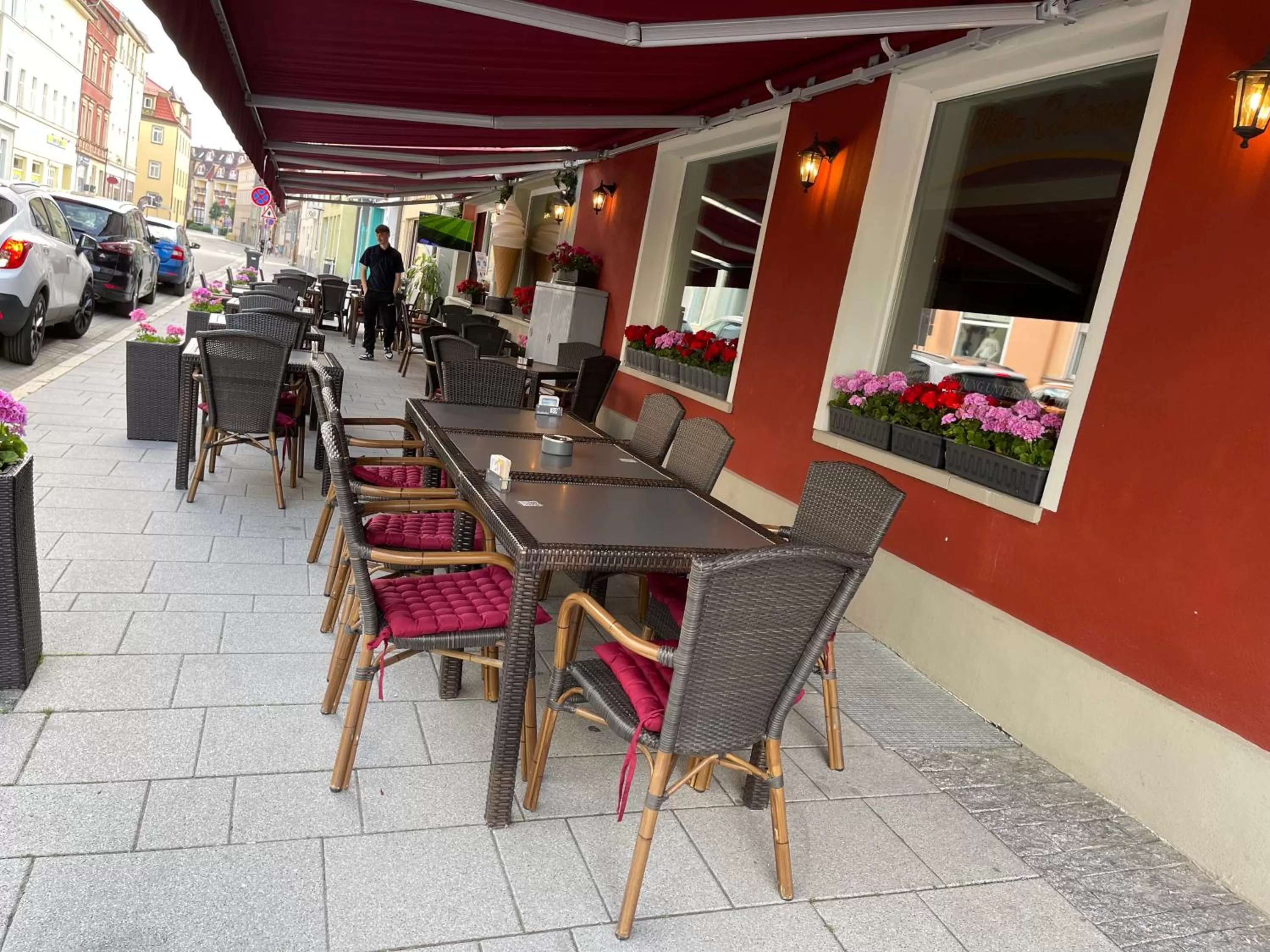 Restaurant/places to eat in Pension Villa Colosseo im Herzen von Meiningen