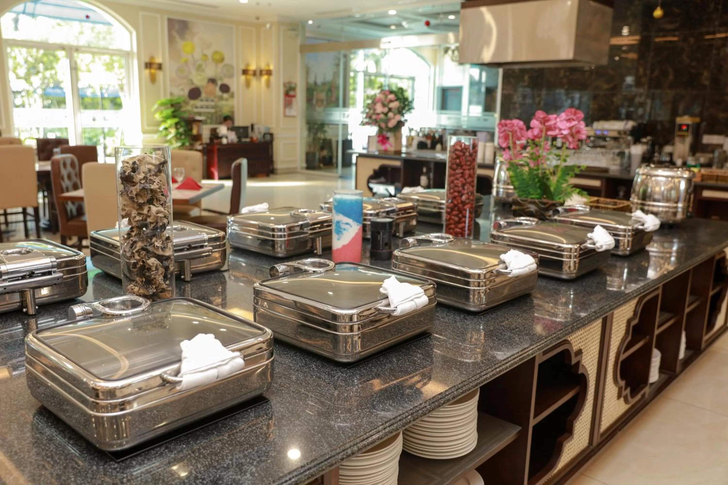 Buffet breakfast in Ninh Binh Legend Hotel