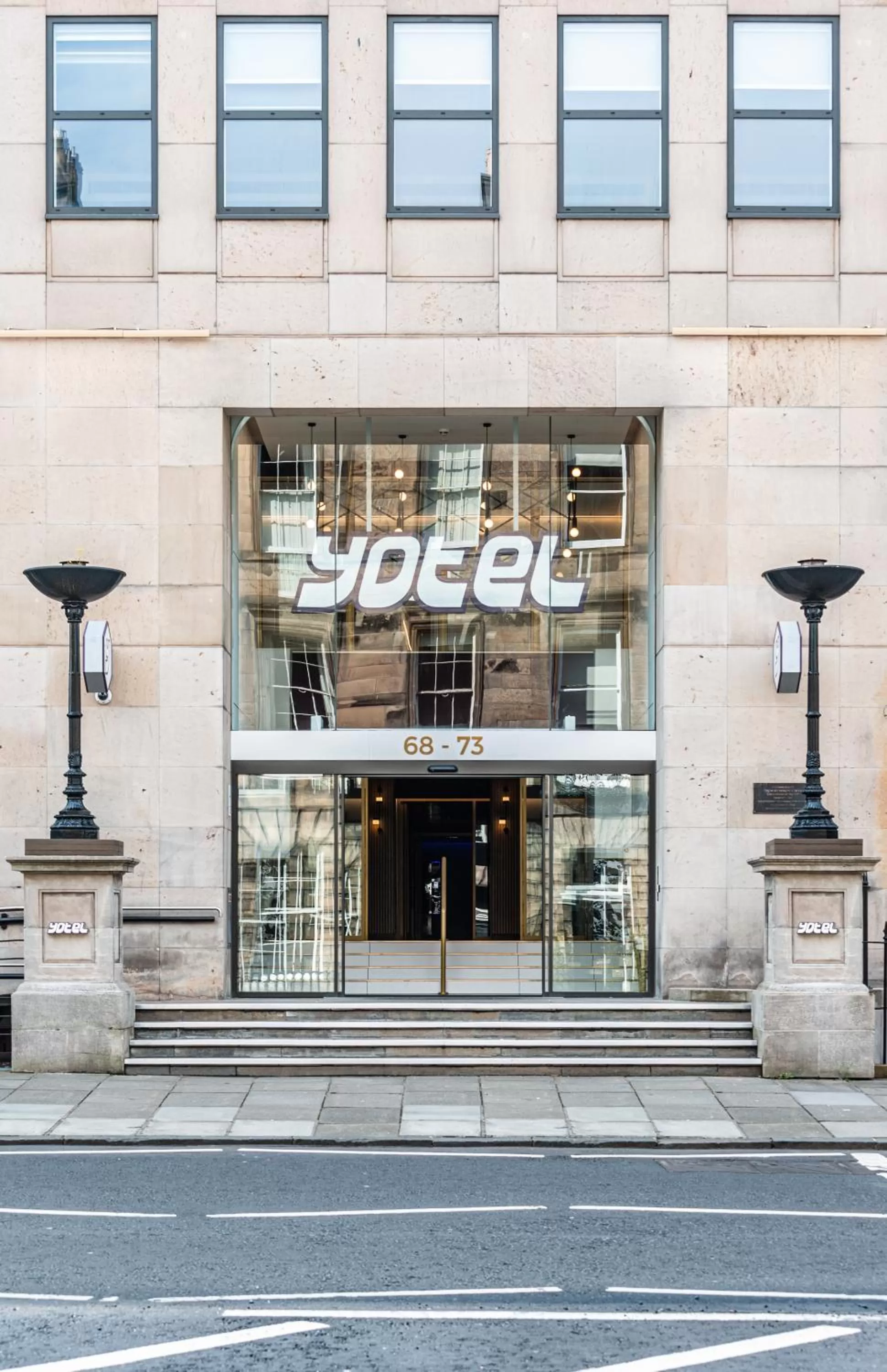 Facade/entrance in YOTEL Edinburgh