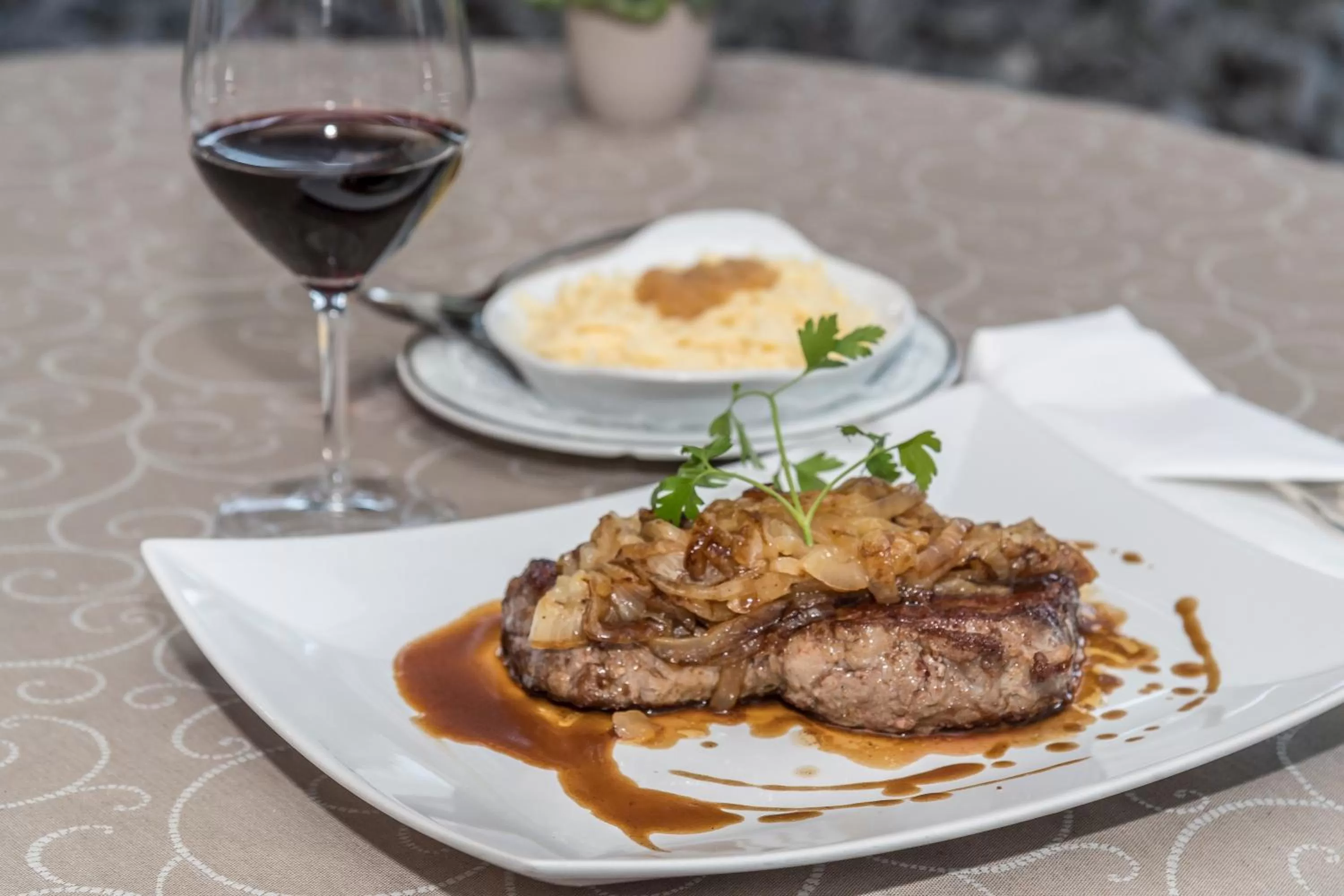 Food close-up in Hotel & Restaurant Becher