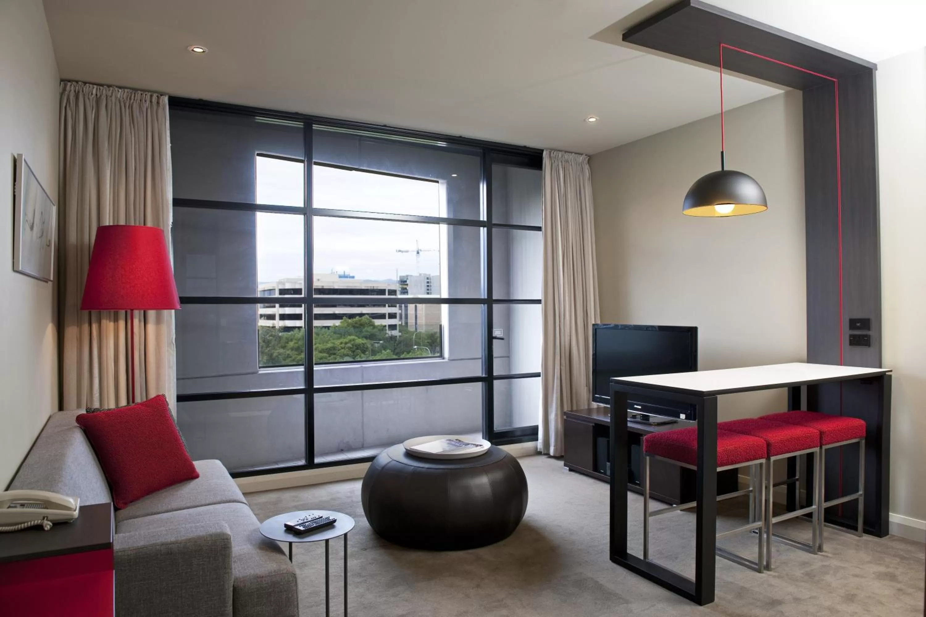 Living room in Mantra Hindmarsh Square
