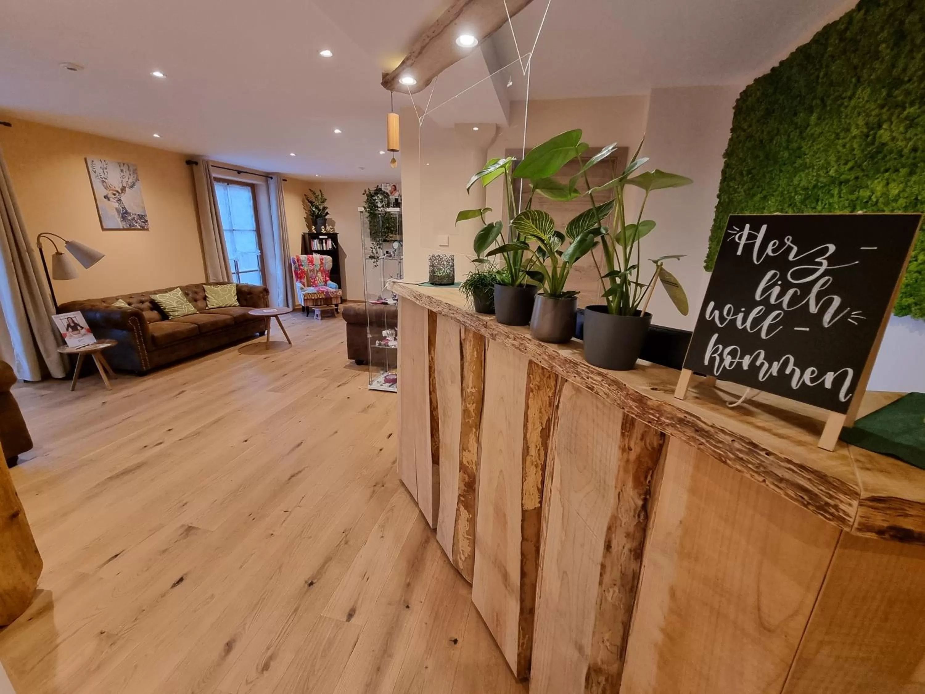 Lobby or reception in Landhotel Großeiberhof