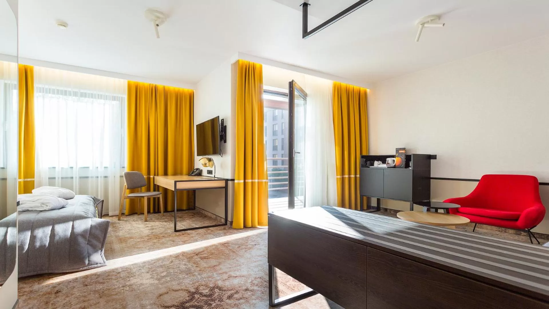 Bed in Qubus Hotel Kraków