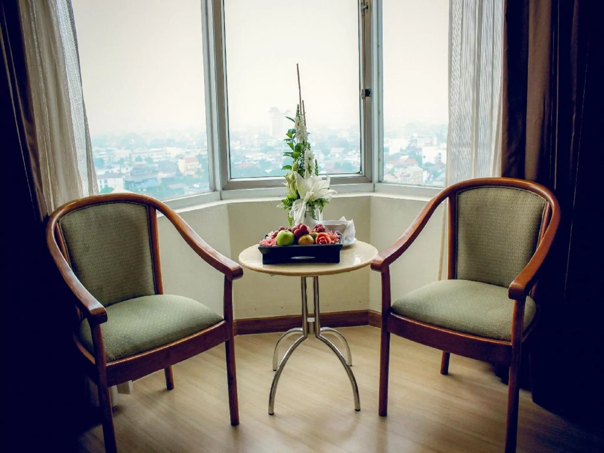 Seating area in Duangtawan Hotel Chiang Mai