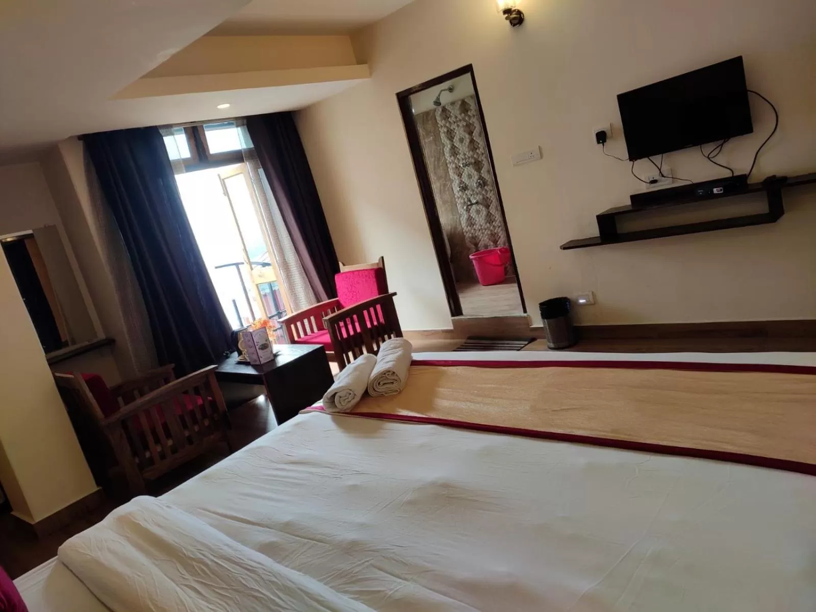 Bed in Hotel The Narayani Continental