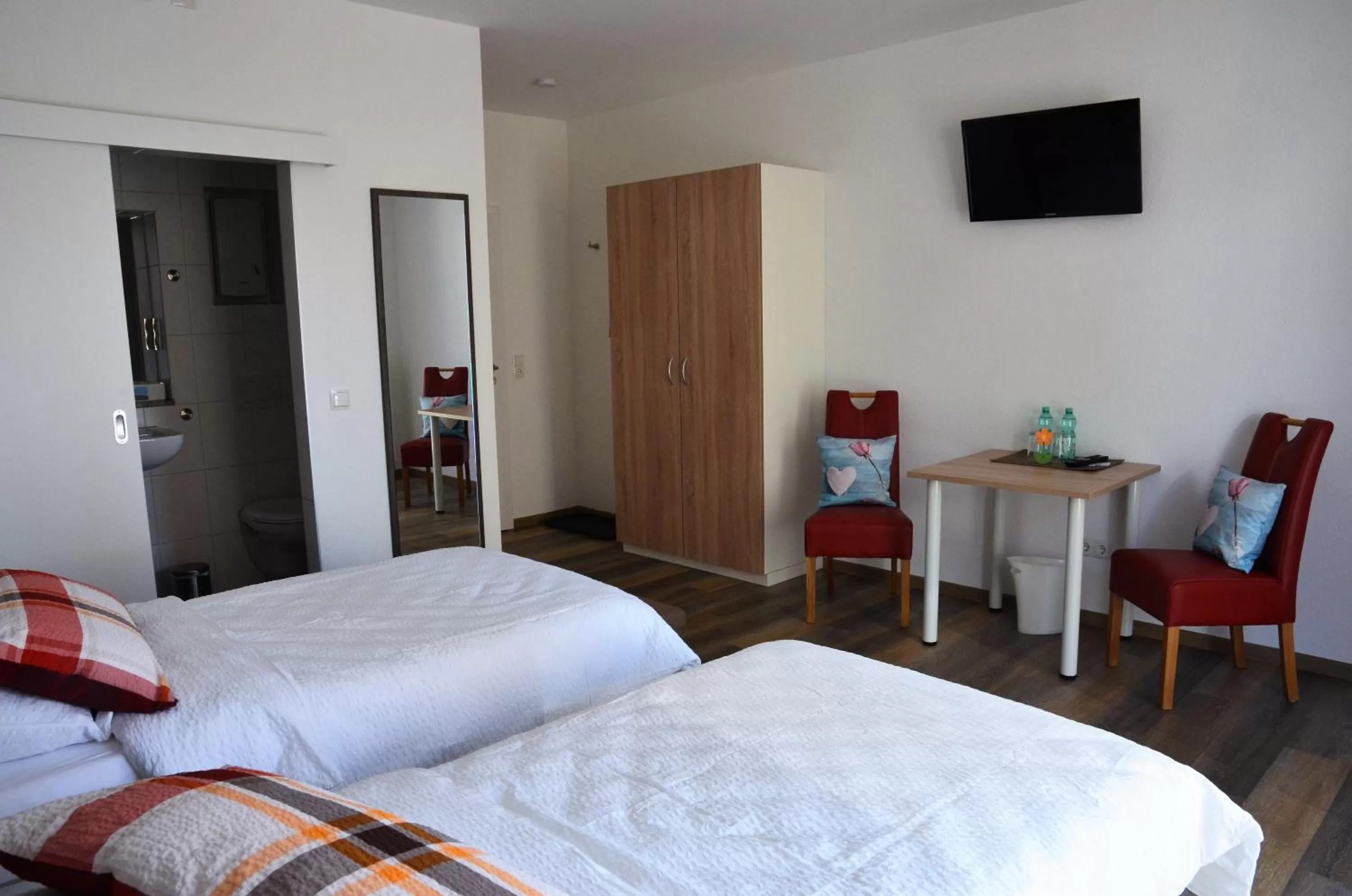 Photo of the whole room, Bed in Gästehaus Am Hochsimmer