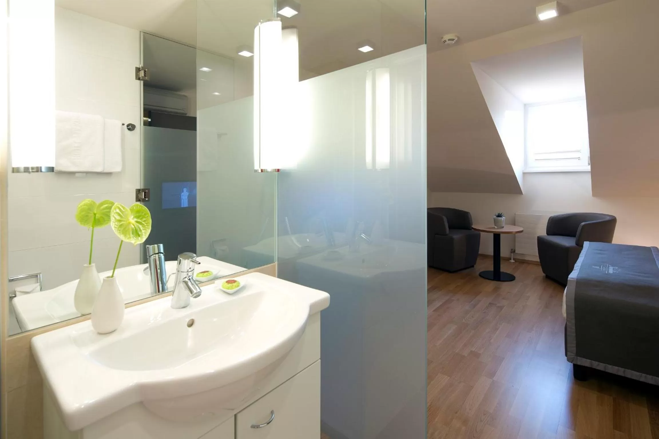 Toilet in Hotel Maximilian - Stadthaus Penz