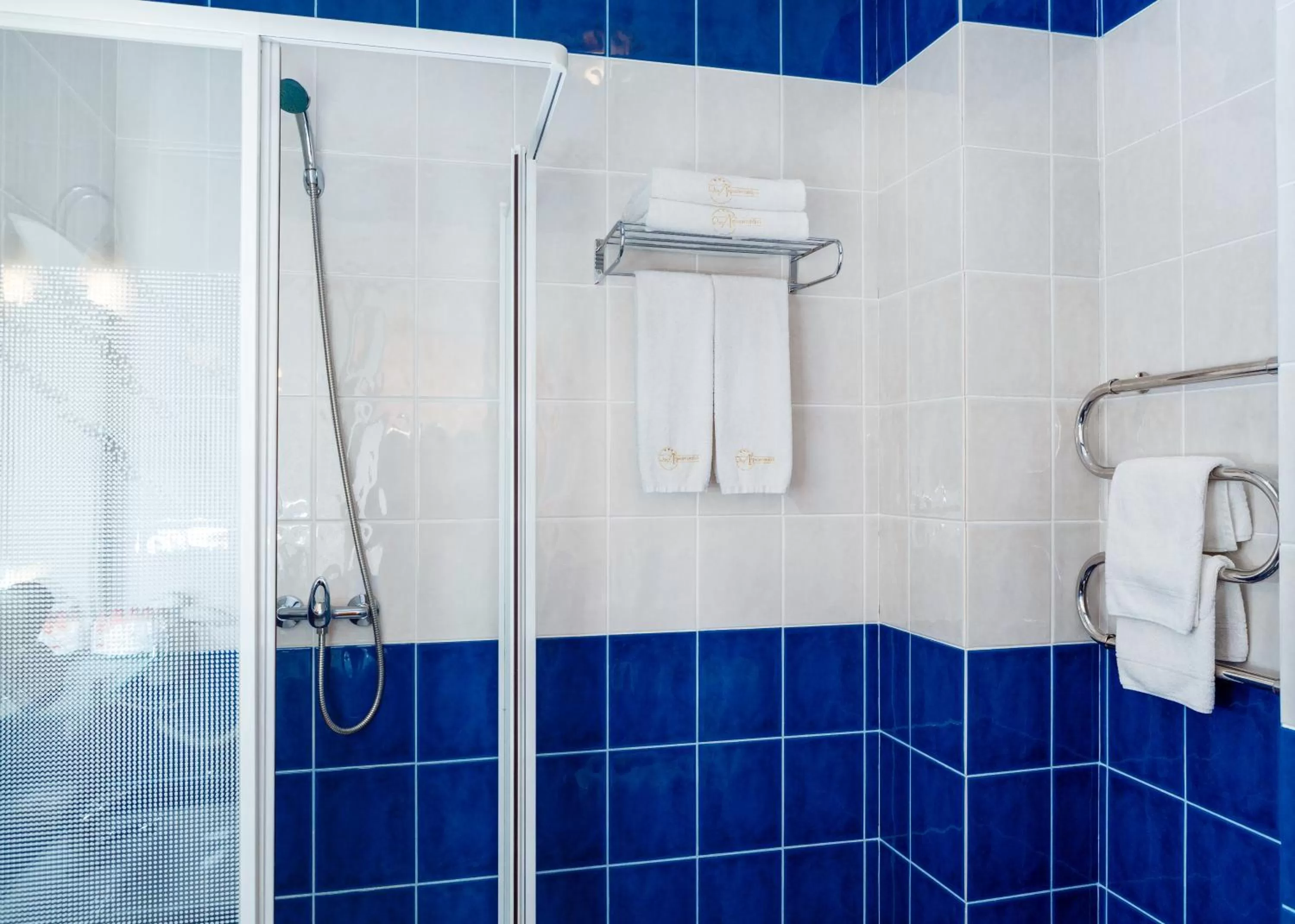 Shower, Bathroom in Lermontovskiy Hotel