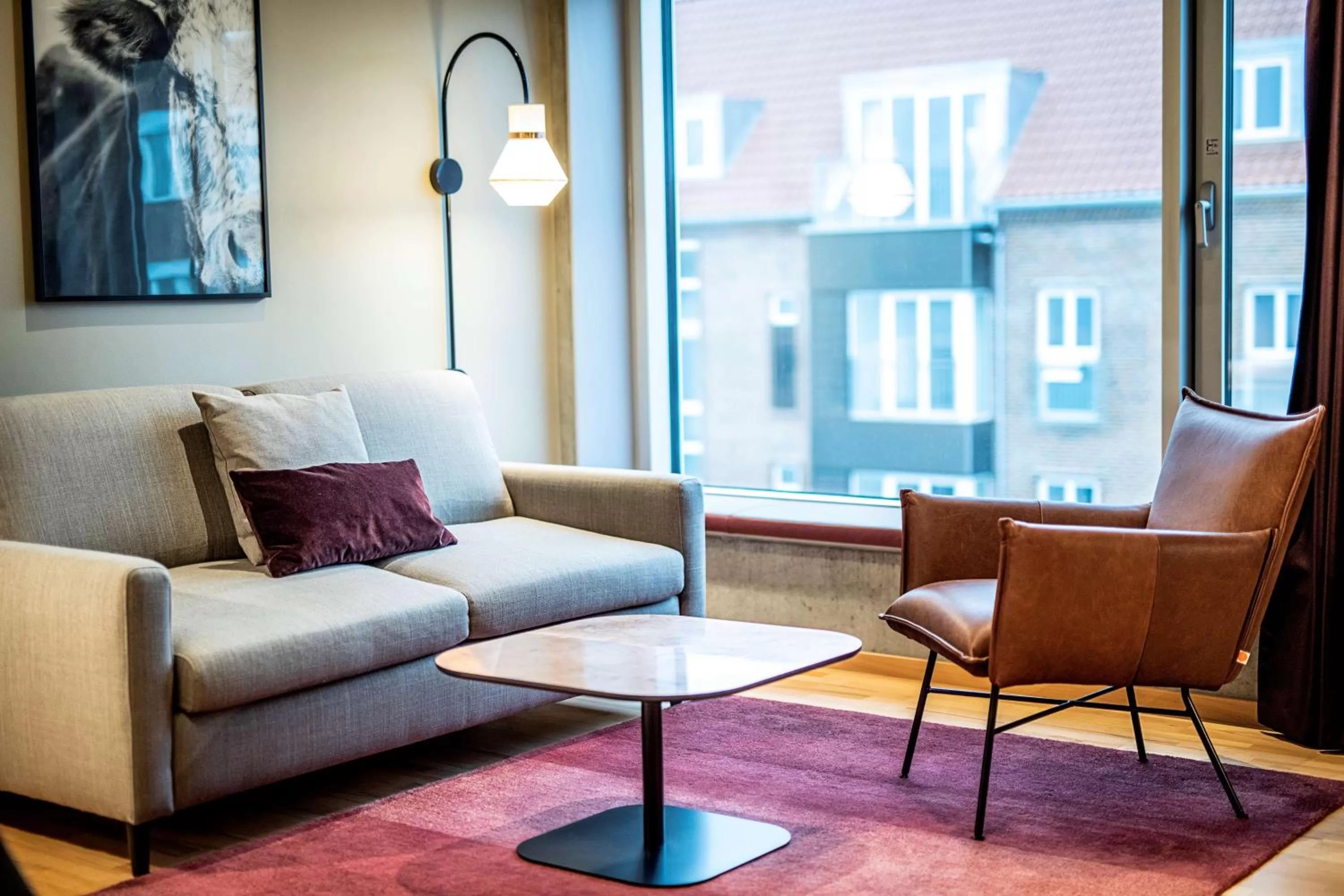 Bedroom in Scandic Kødbyen