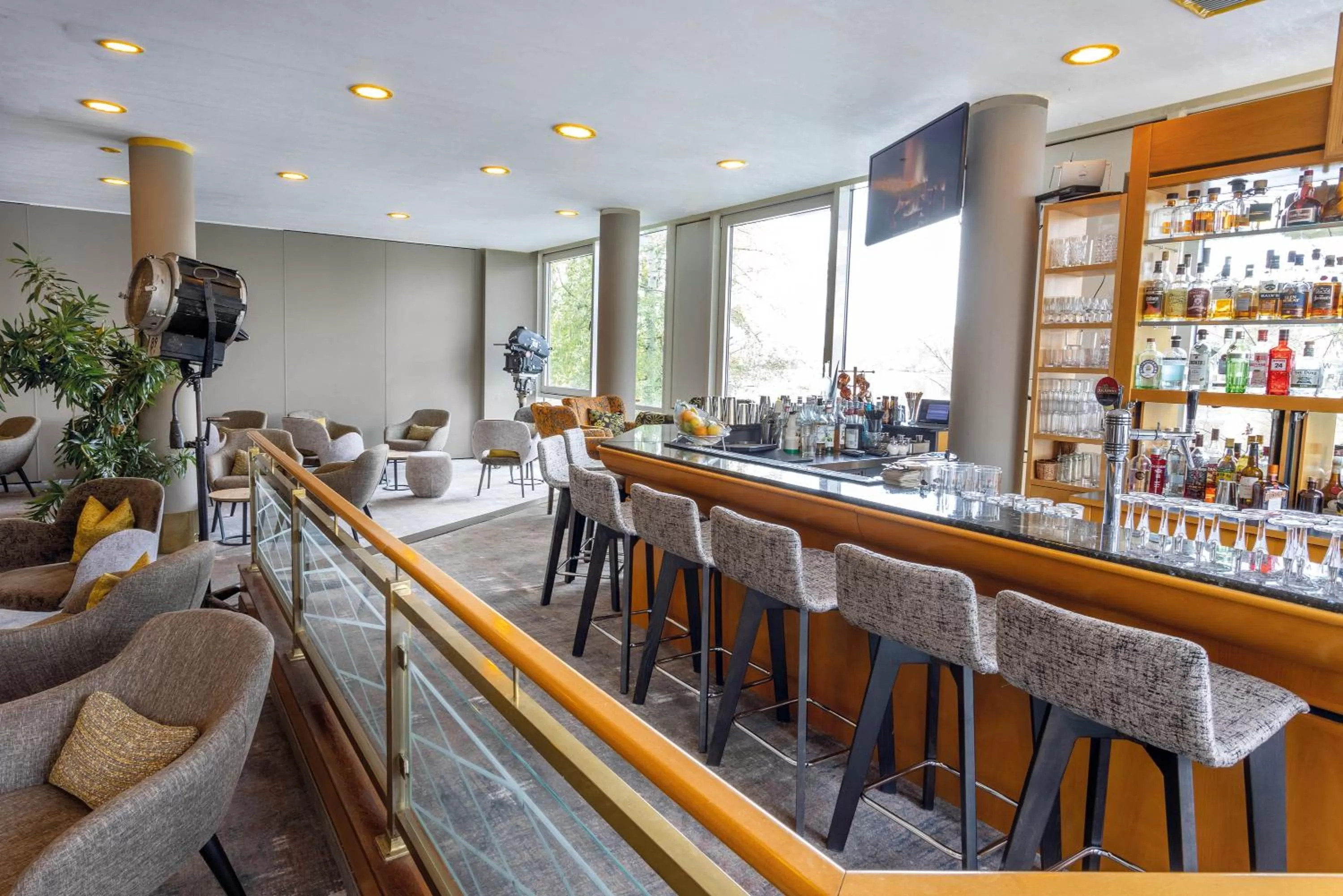 Lounge or bar in Seminaris Hotel Potsdam Griebnitzsee