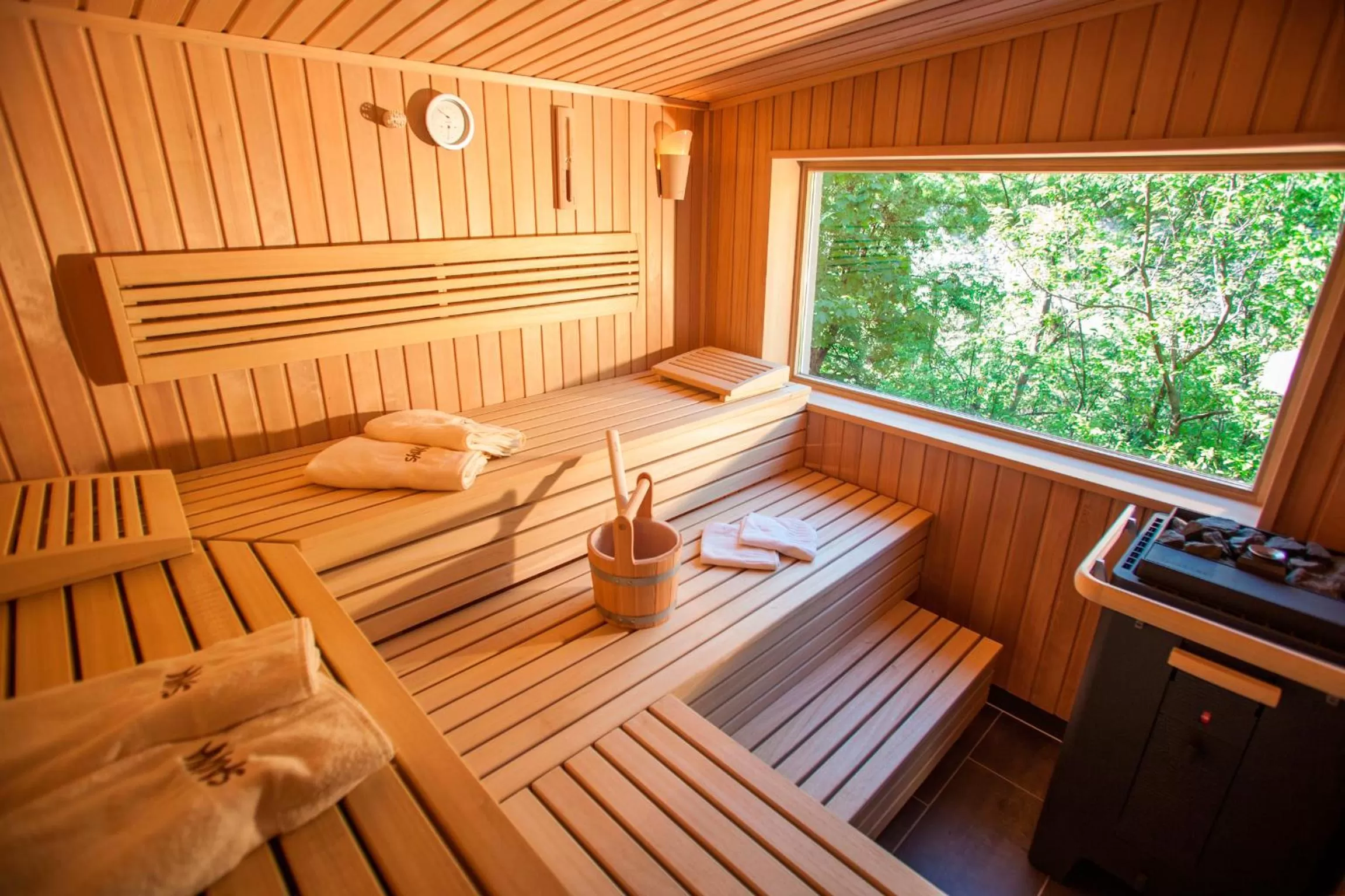 Sauna in AKZENT Hotel Villa Saxer