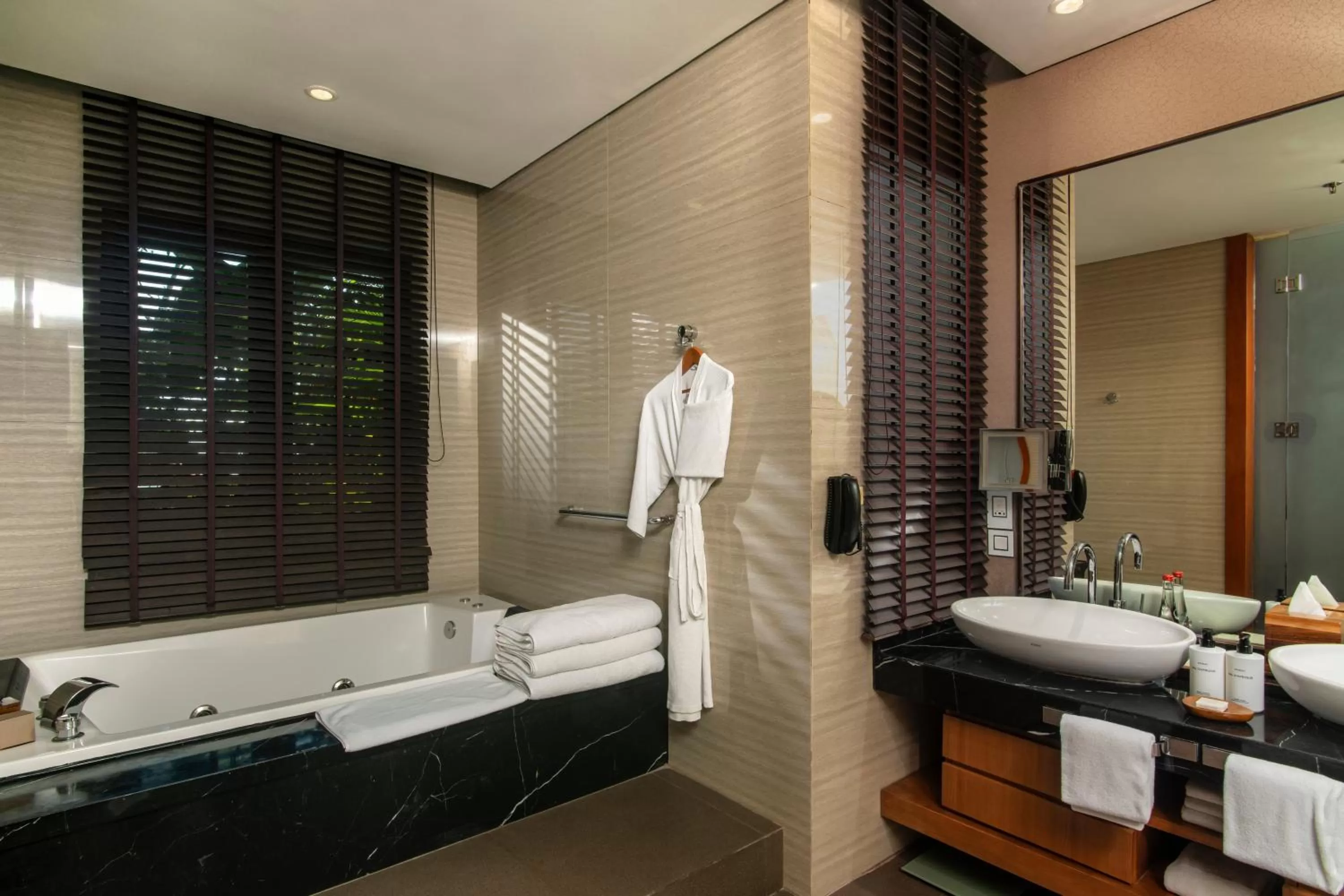 Bathroom in InterContinental Bandung Dago Pakar by IHG