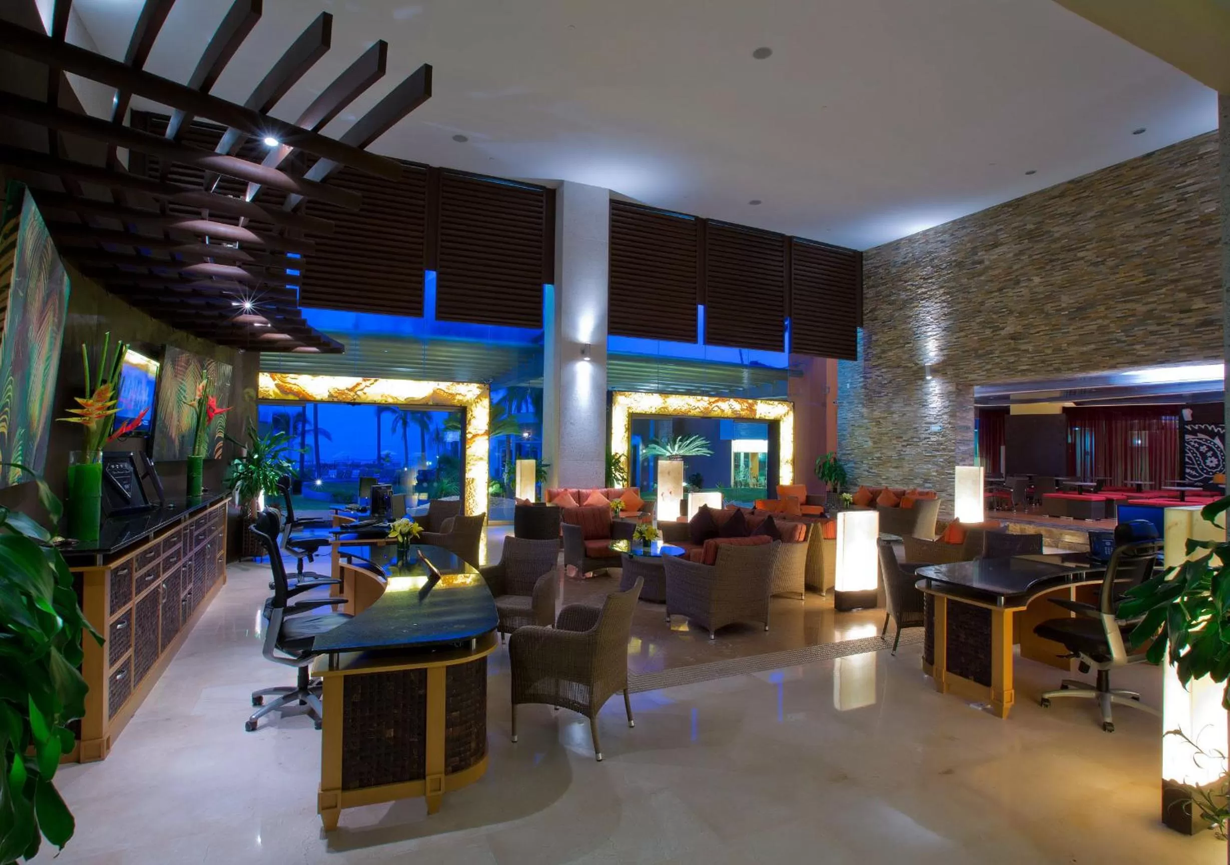 Facade/entrance in Sunset Plaza Beach Resort Puerto Vallarta All Inclusive