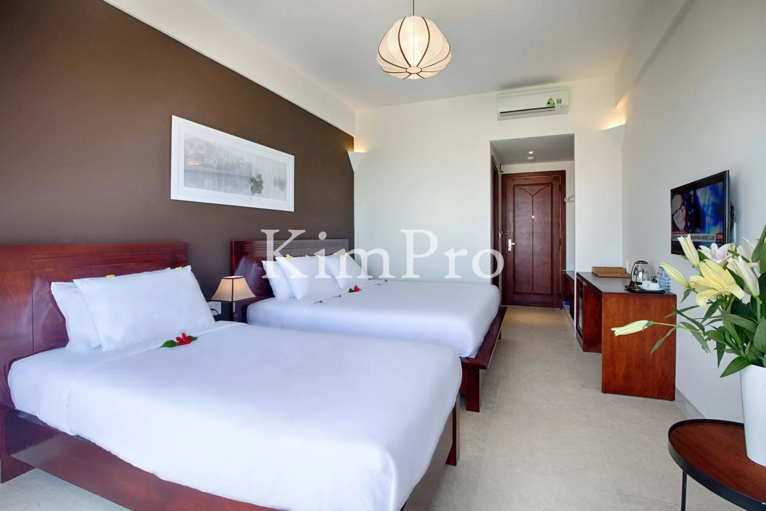 Deluxe Twin Room in Hoi An Green Apple Hotel