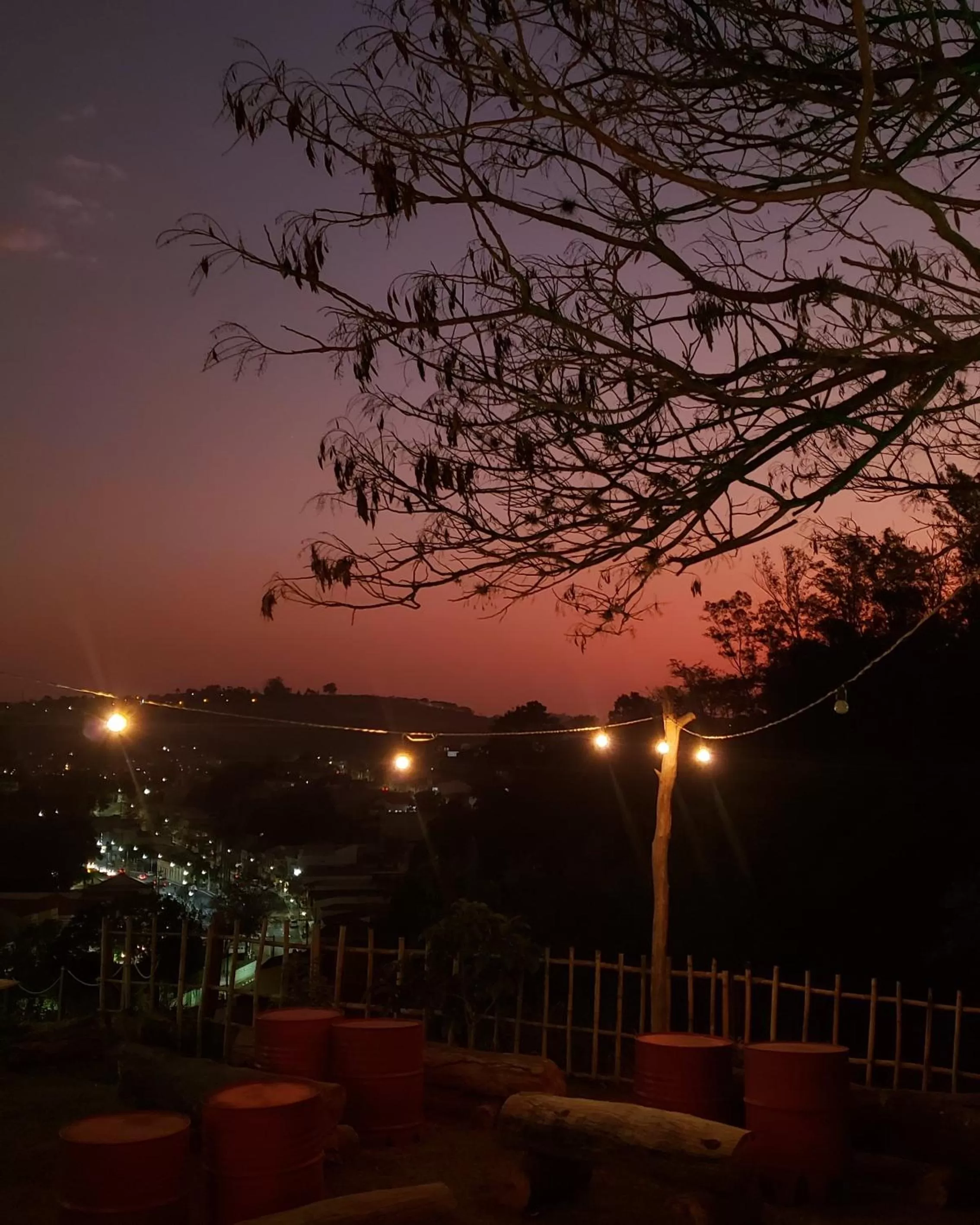 Sunset in Pousada Solar da Montanha