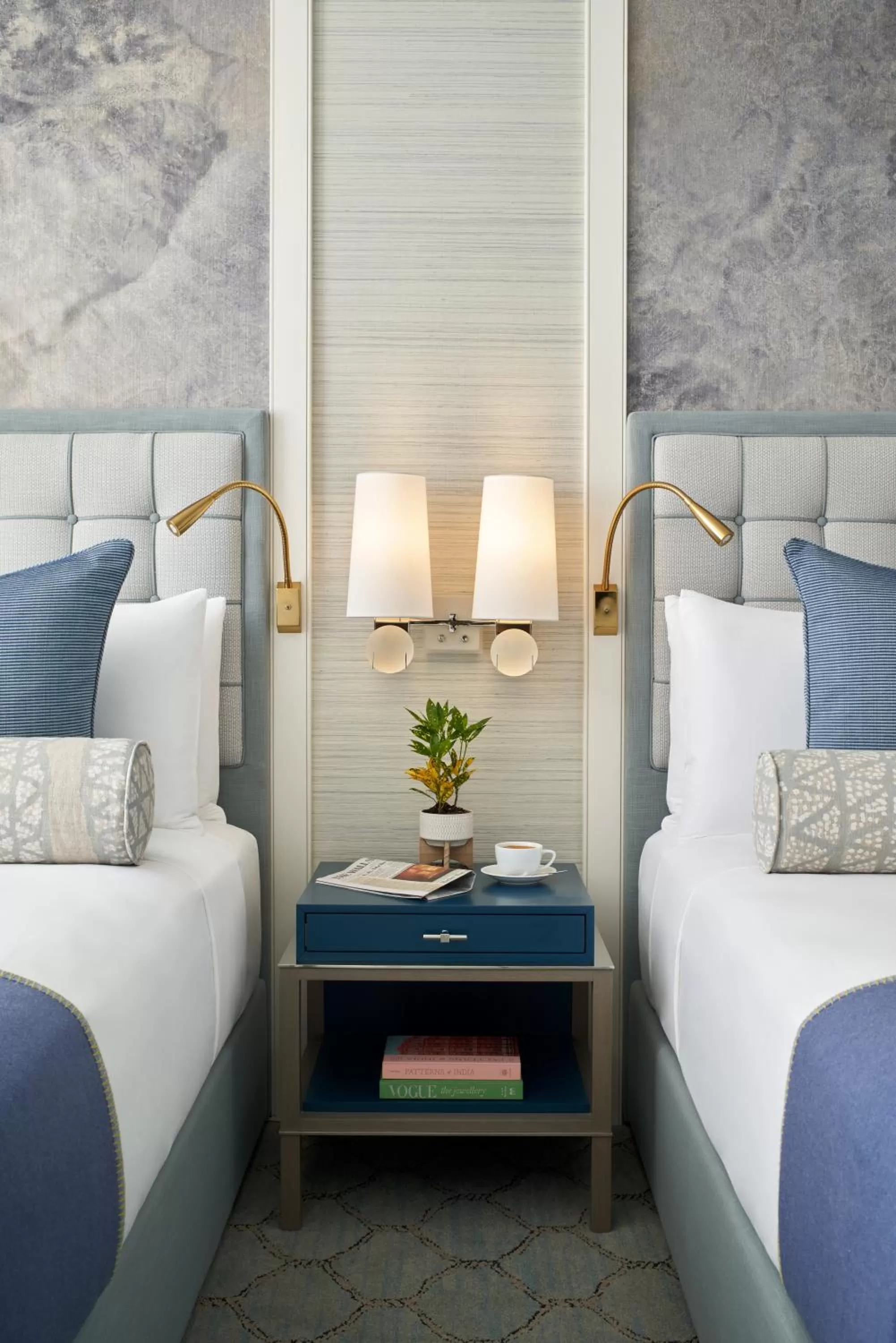 Bed in The Wall Street Hotel New York City