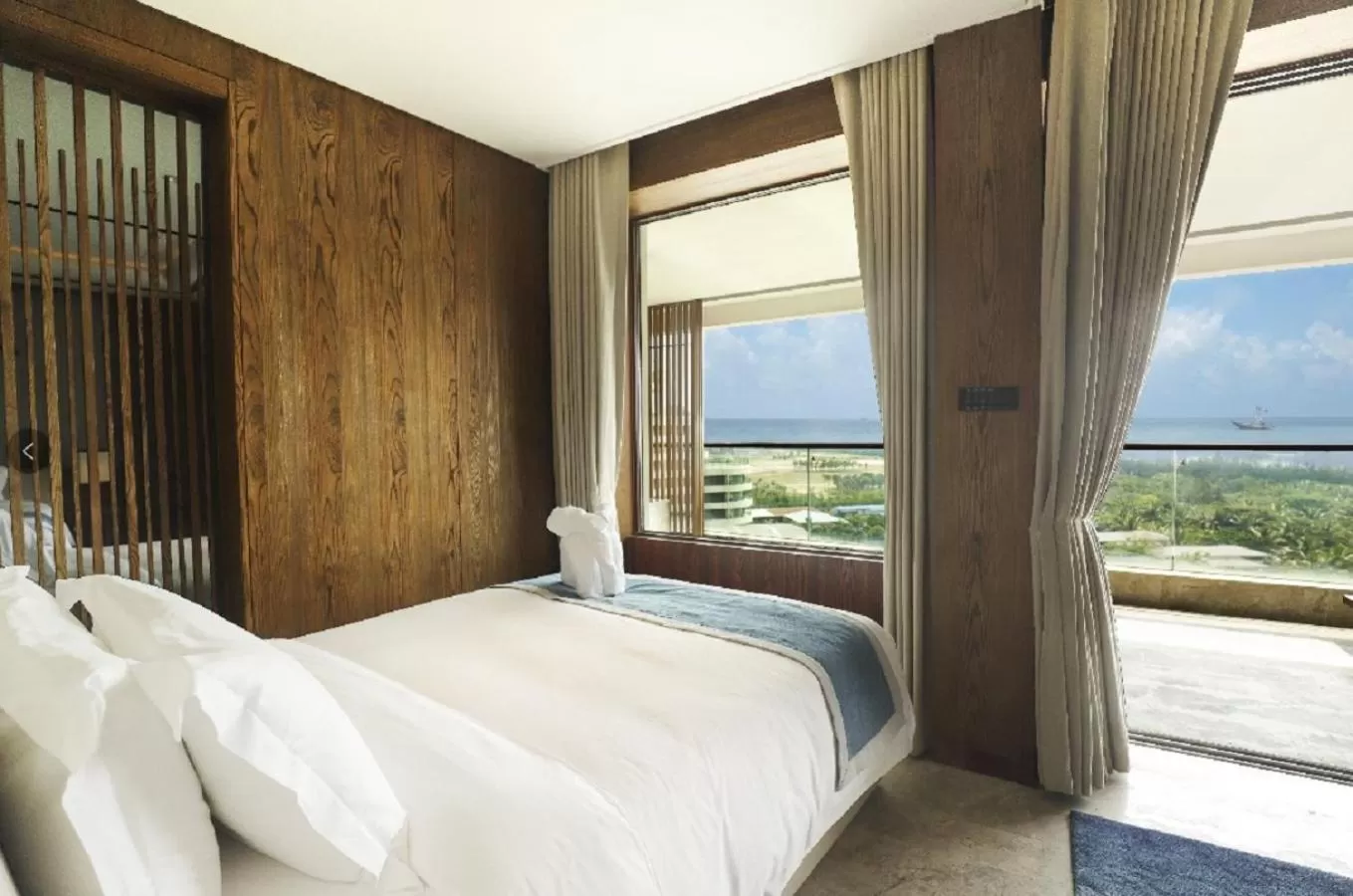 Junior Suite with One King and One Double Bed - Ocean View in InterContinental Sanya Haitang Bay Resort, an IHG Hotel