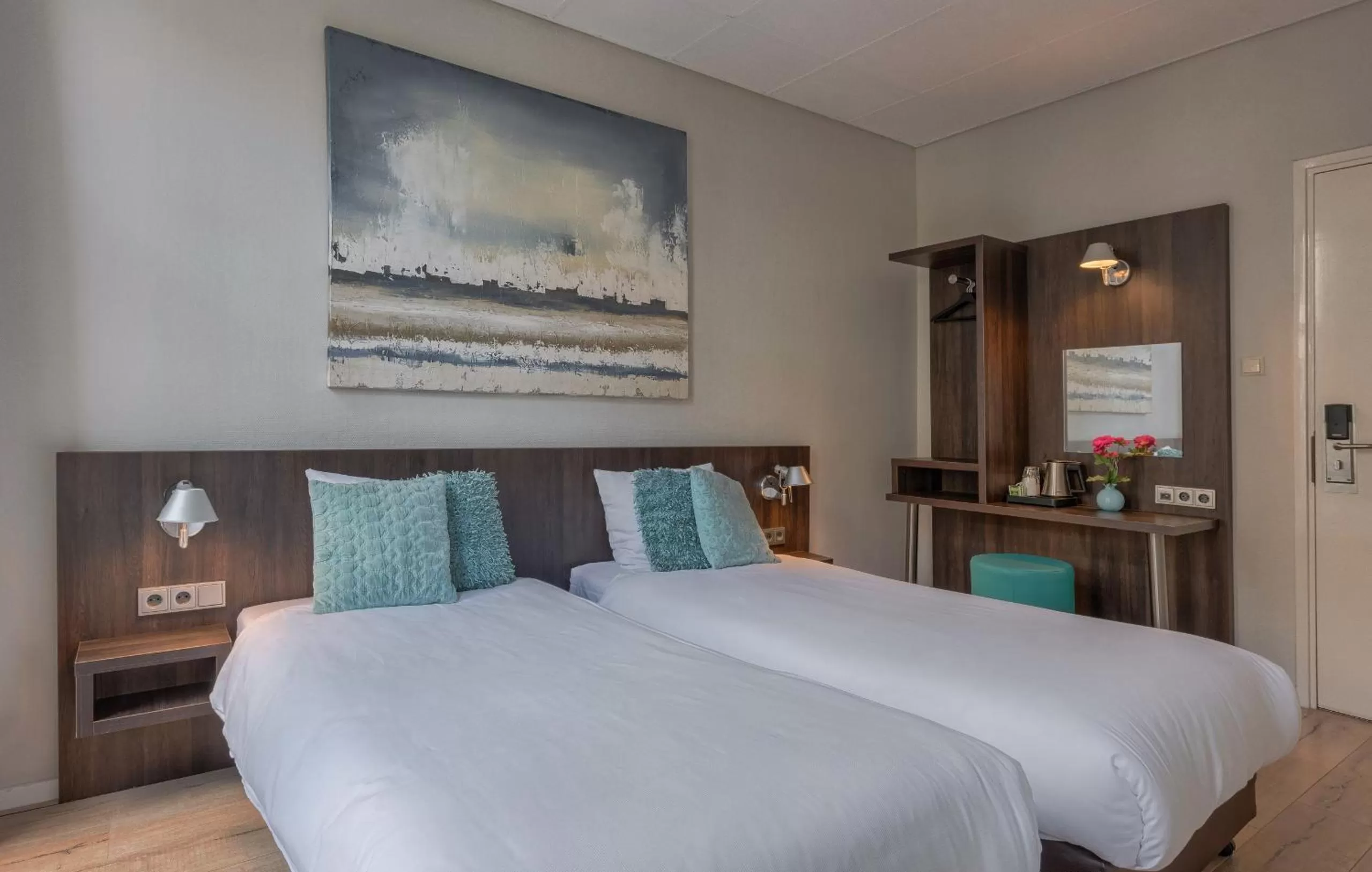 Bed in Hotel Damsquare