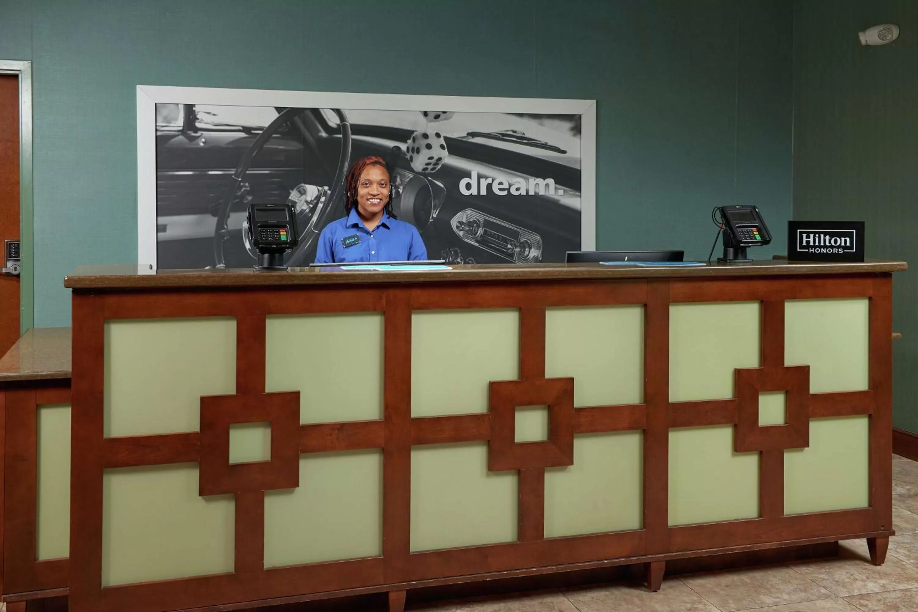 Lobby or reception in Hampton Inn Bermuda Run / Advance