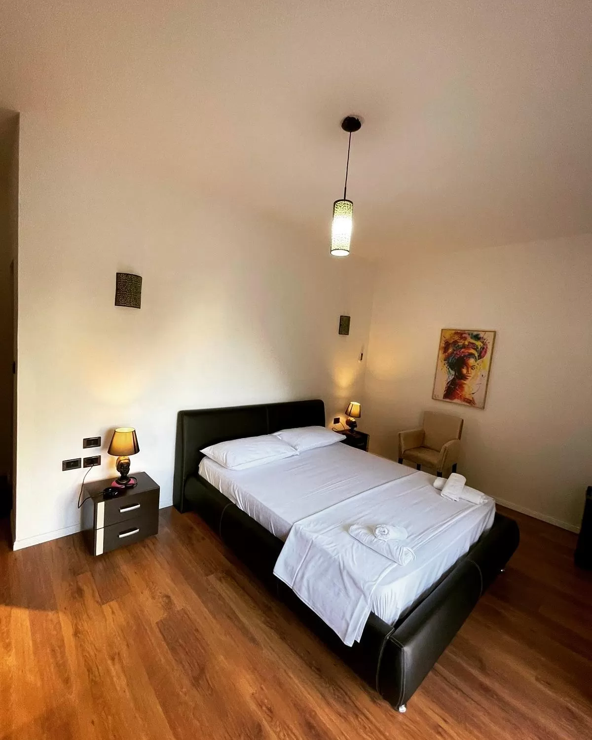 Bed in Hotel Ambasador