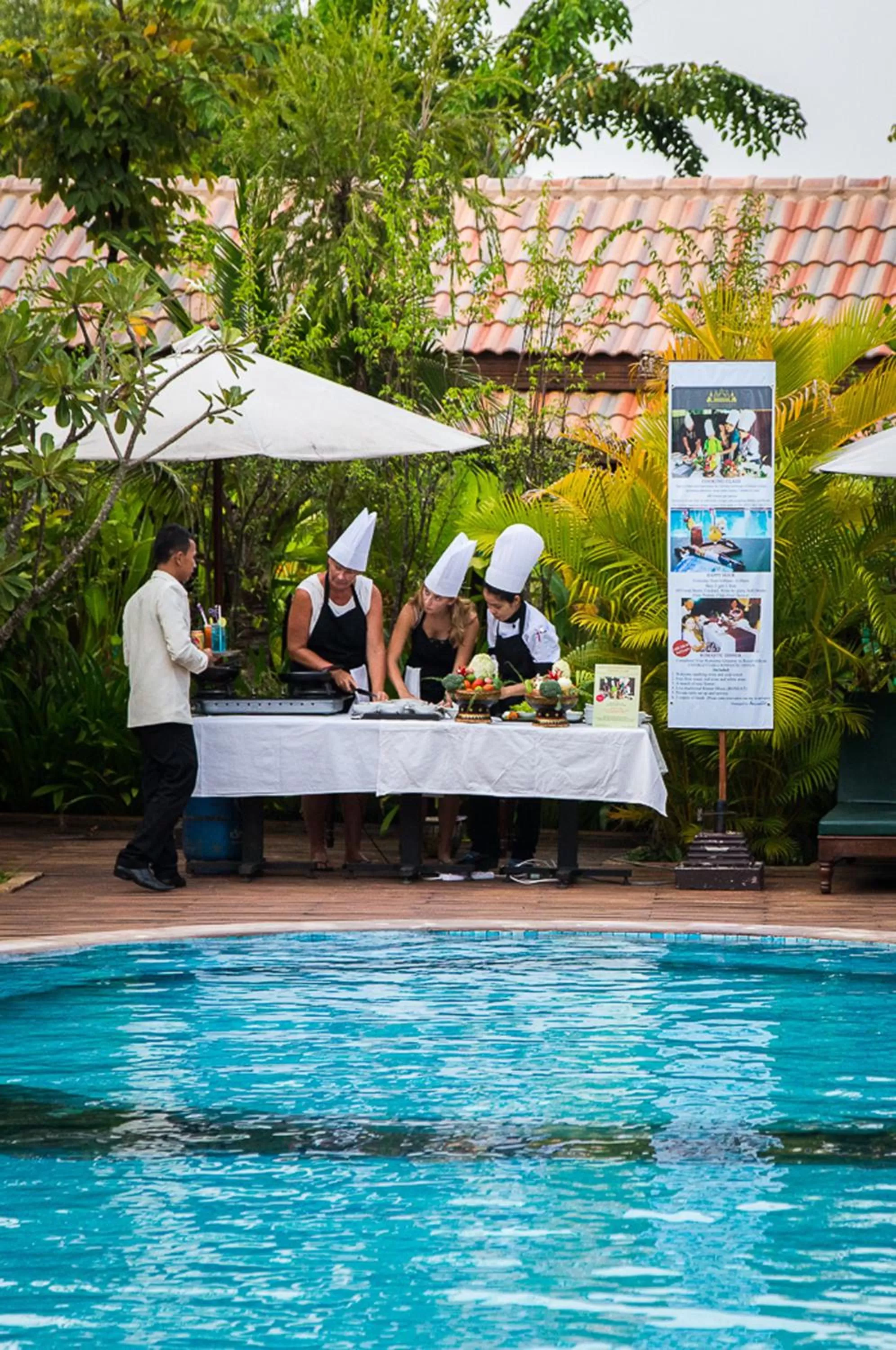 Guests, Swimming Pool in Angkor Style Resort