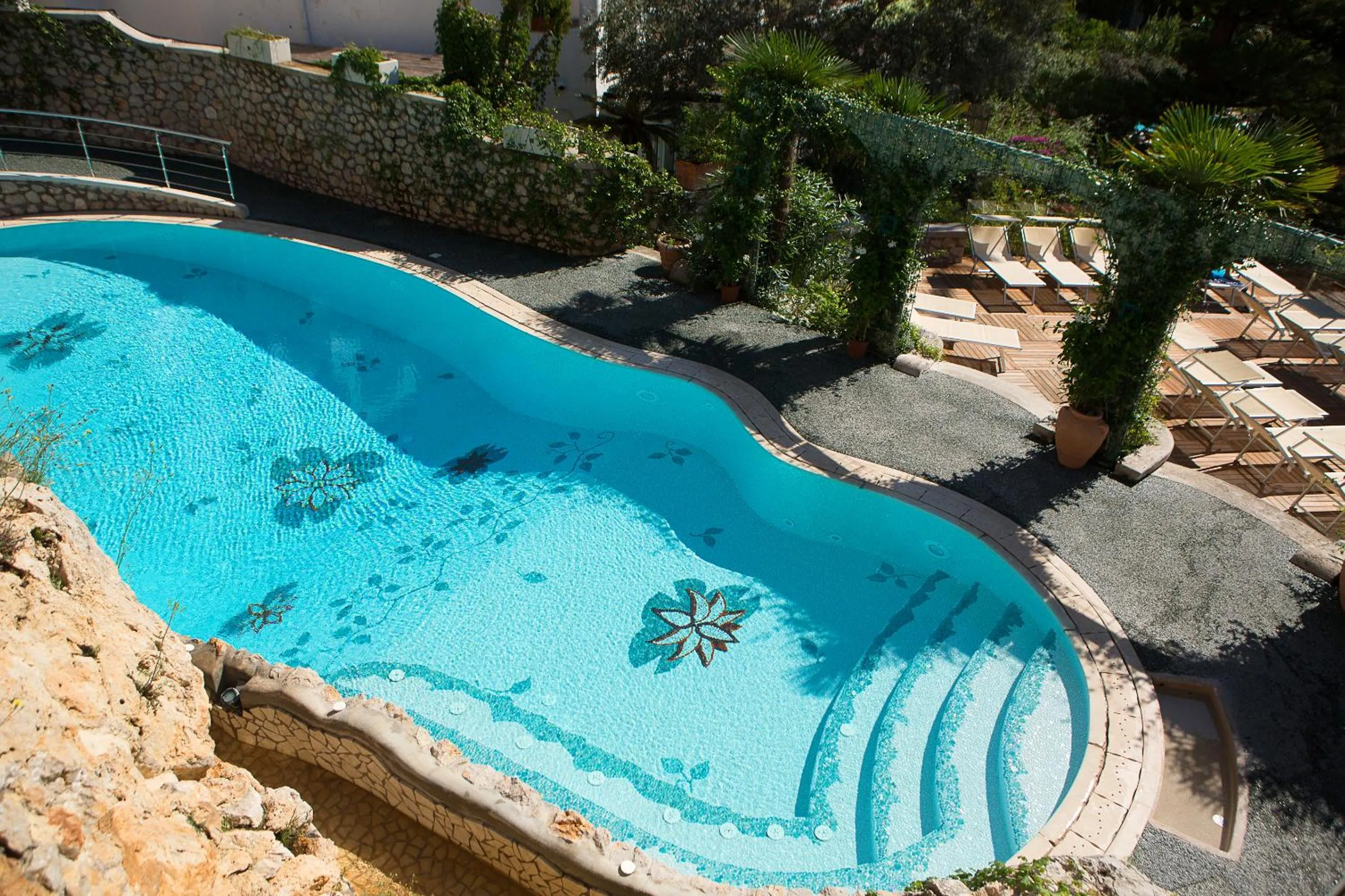 Swimming pool in Hotel La Floridiana
