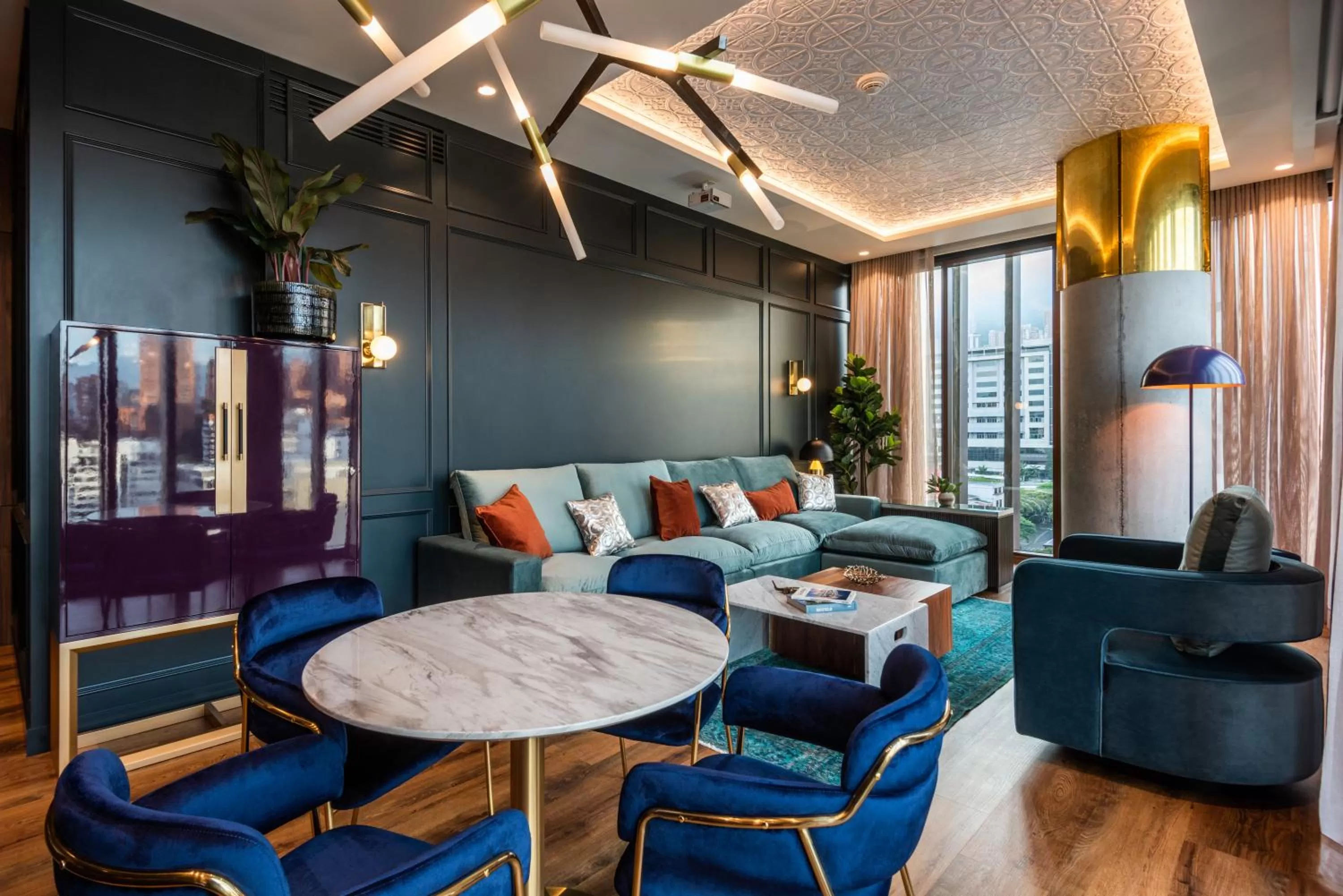 Living room in Hotel Marquee Medellín