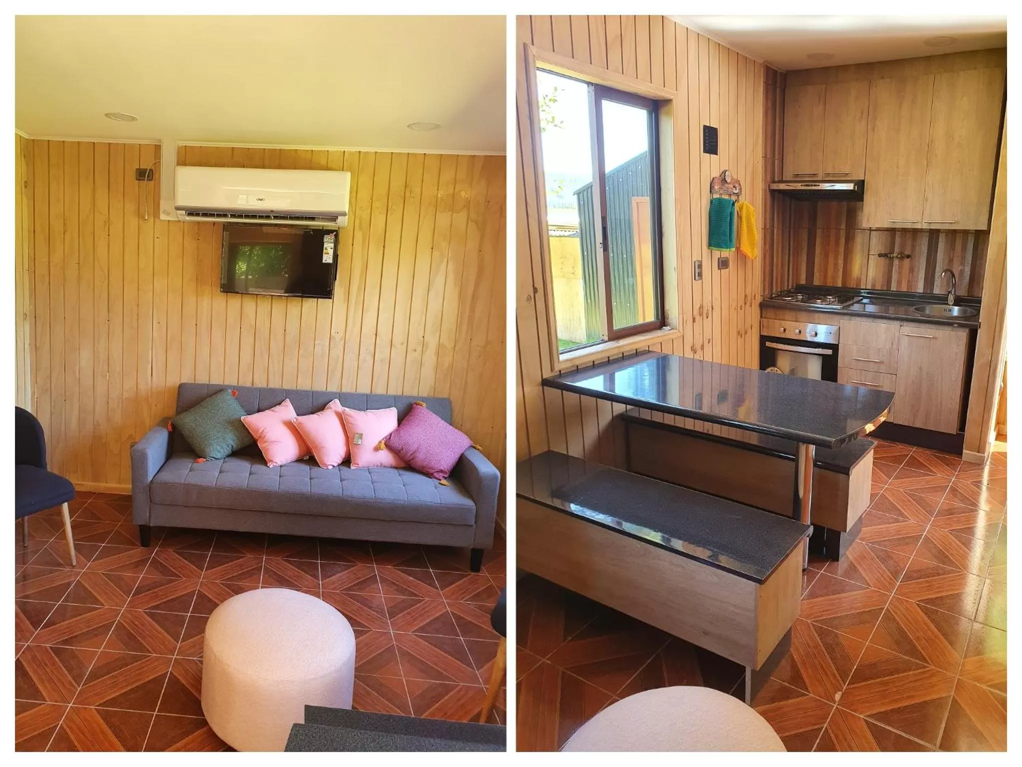 Living room in Cabañas Rosner