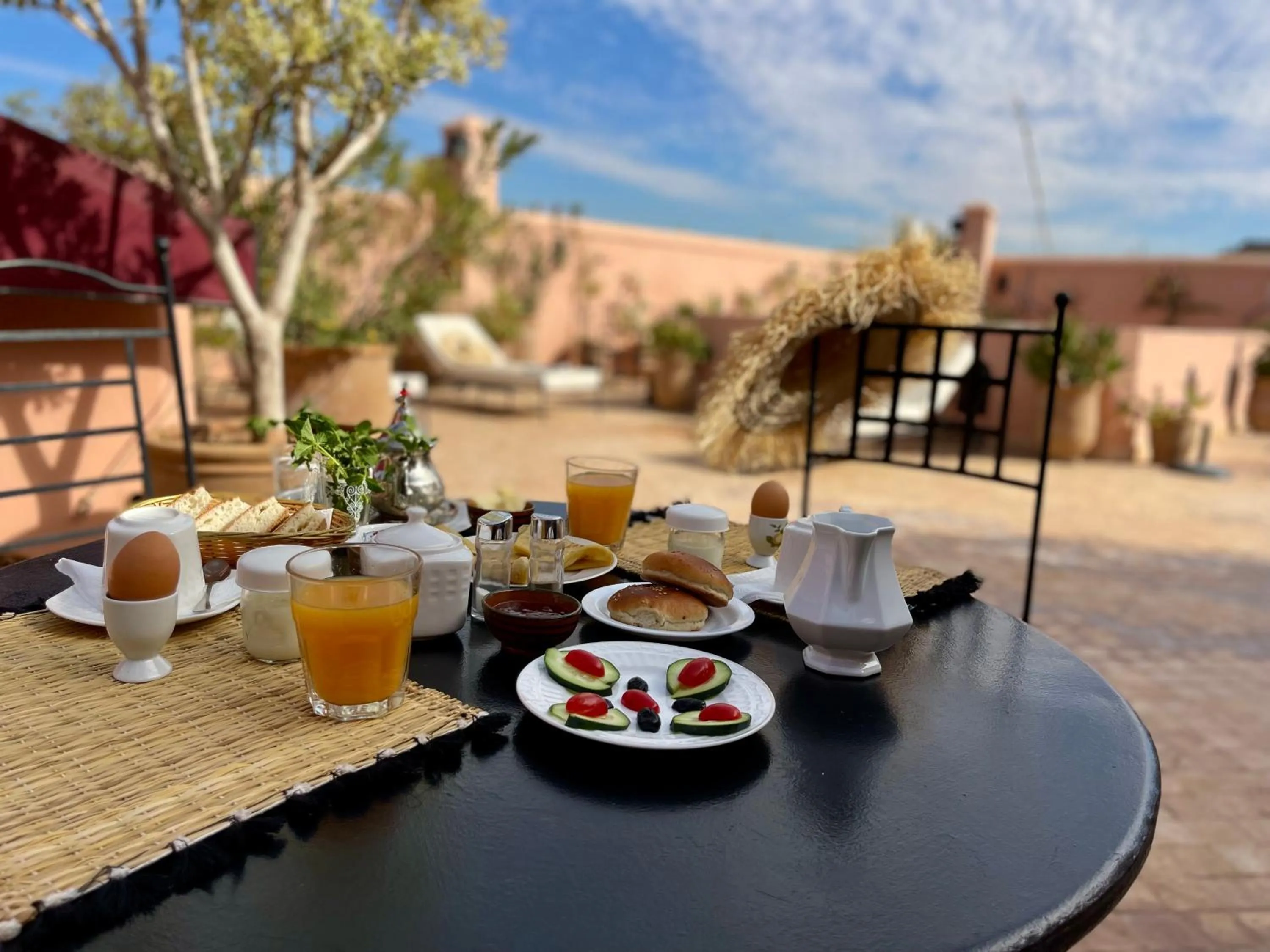 Breakfast in Riad Dar Foundouk and Spa