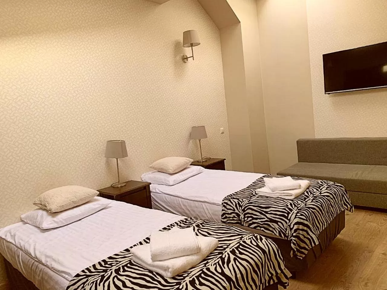 Bed in GRONO Apartamenty