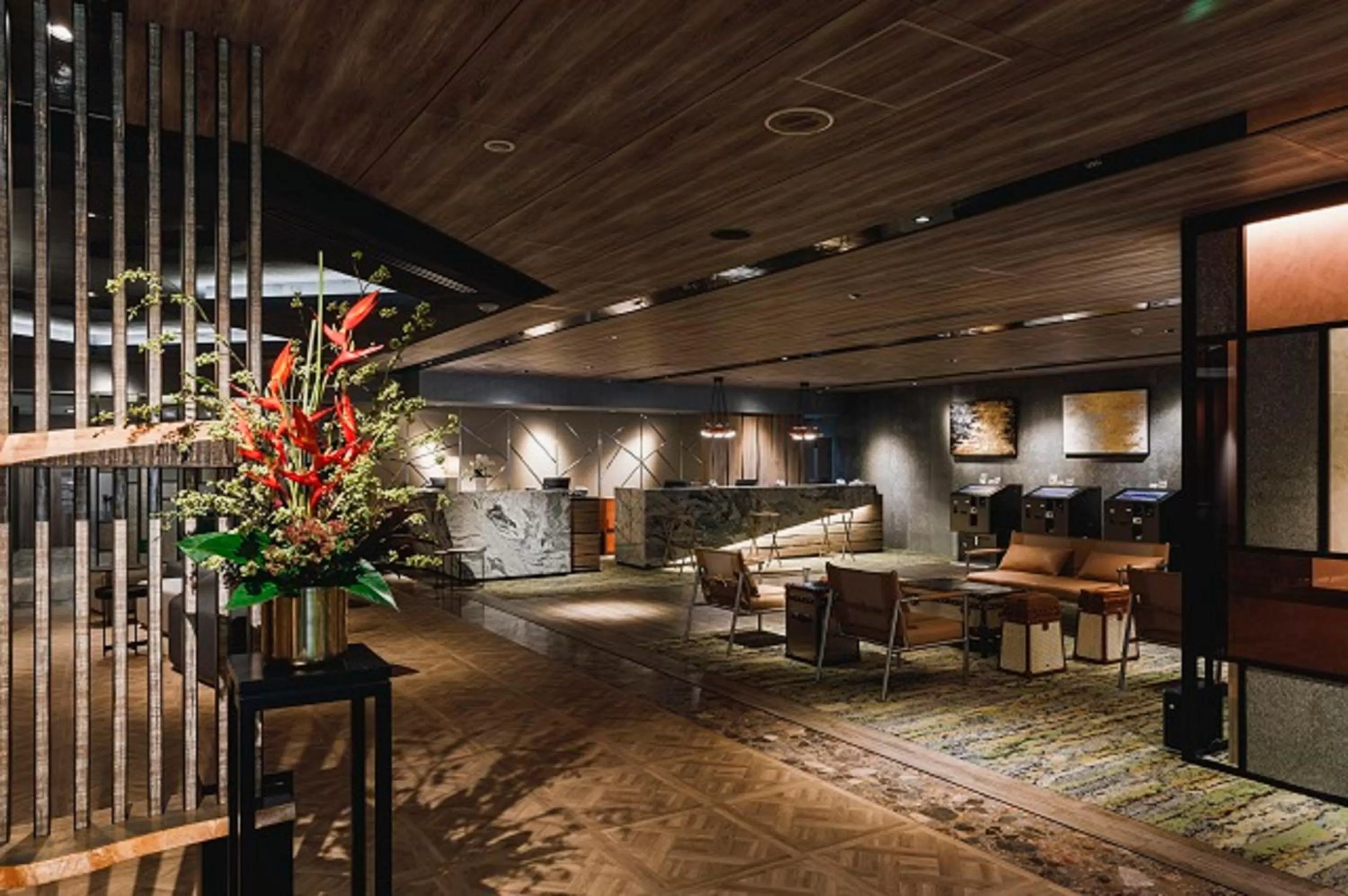 Lobby or reception in Shin Osaka Esaka Tokyu REI Hotel