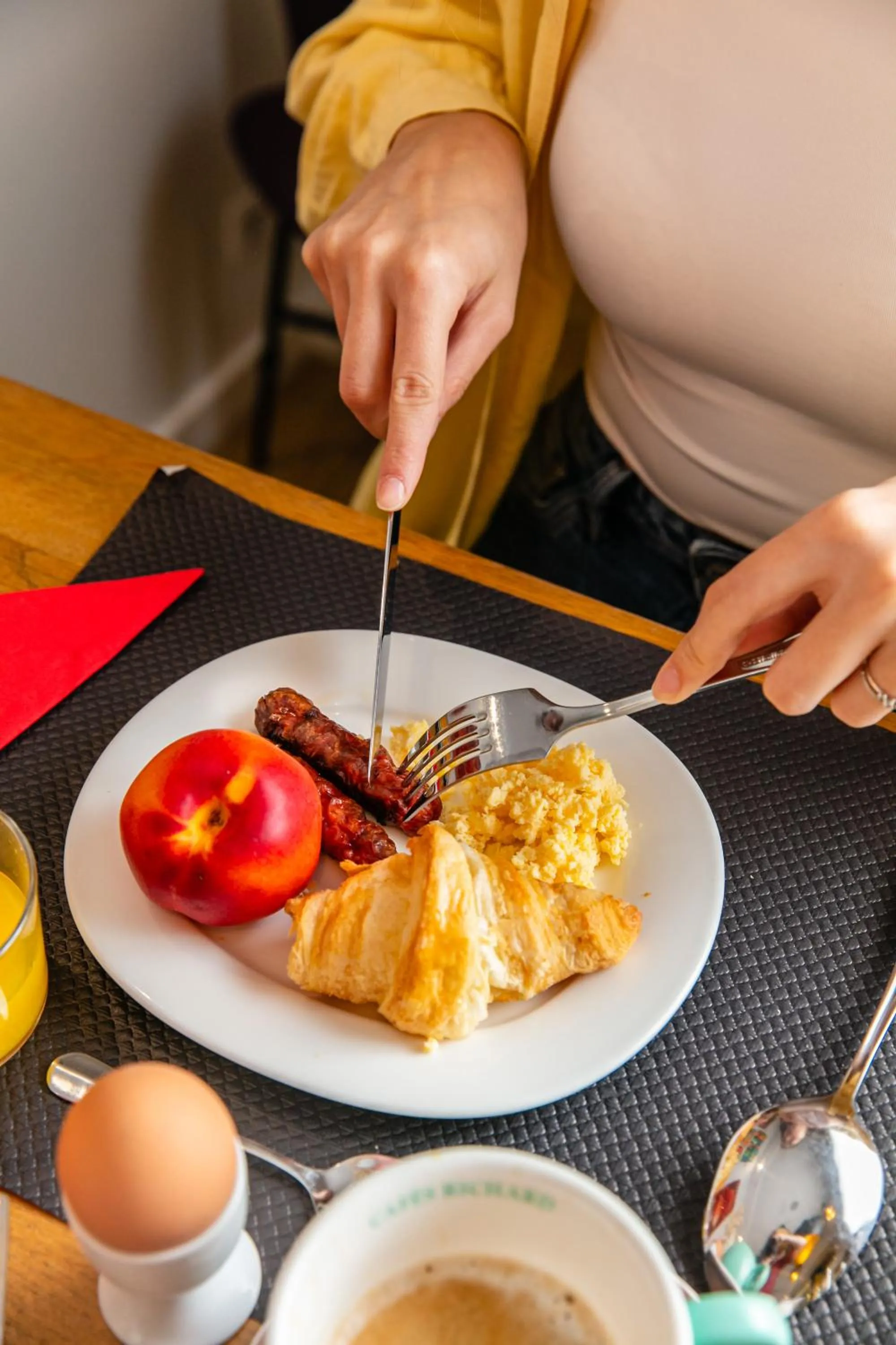 Breakfast in Hôtel Crayon