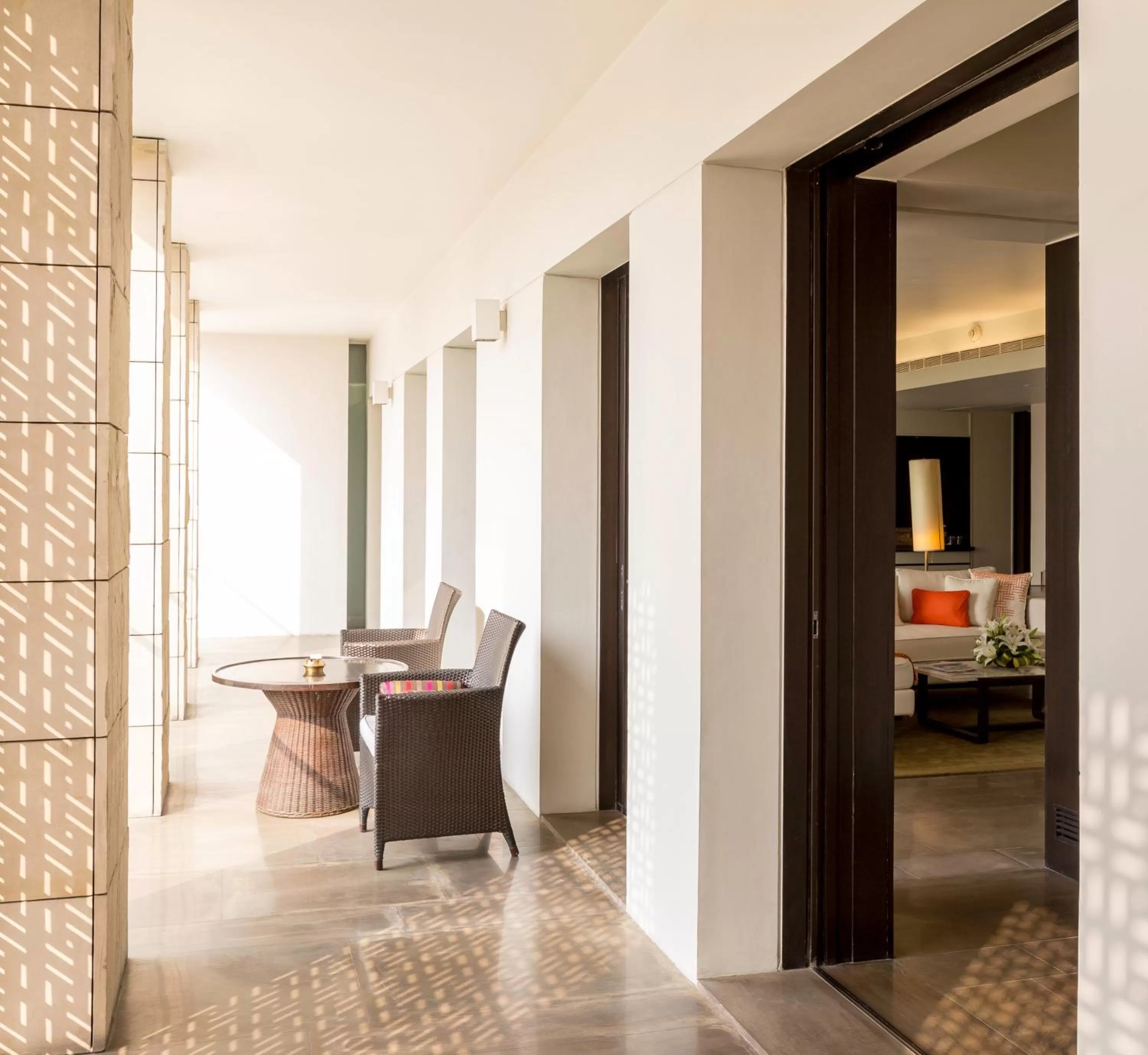 Balcony/Terrace in The Lodhi – A member of The Leading Hotels Of The World