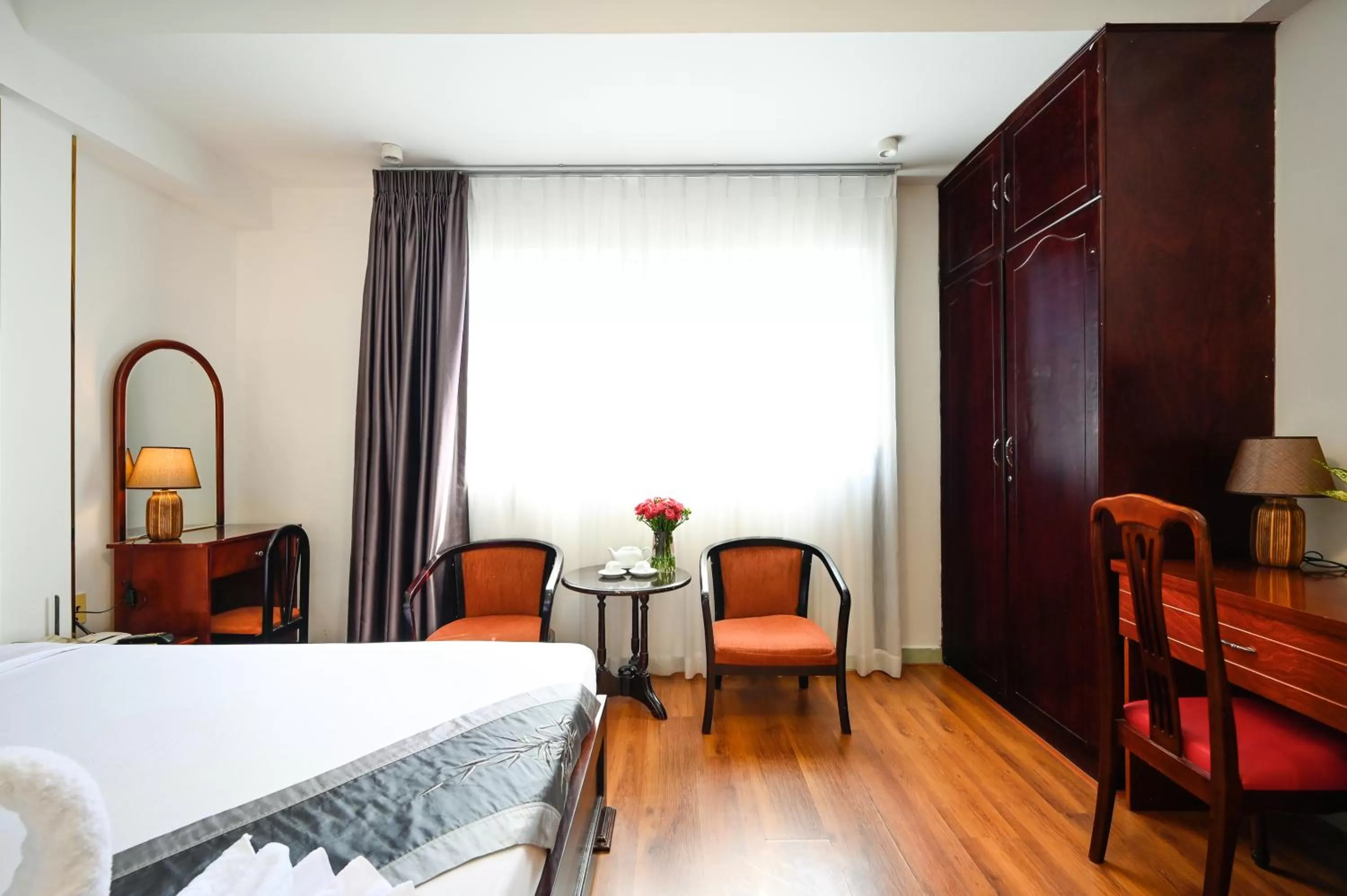 Seating area in TN Central Hotel