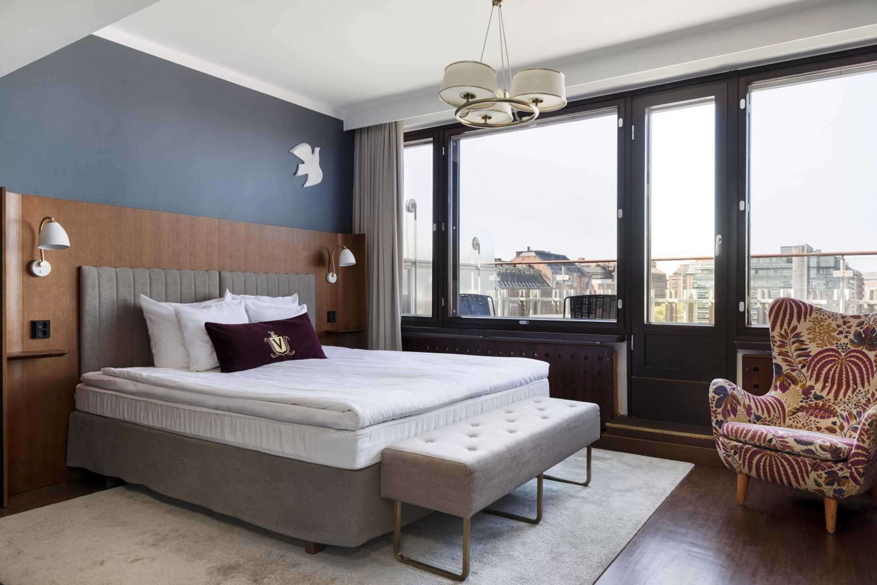 Bed in Original Sokos Hotel Vaakuna Helsinki