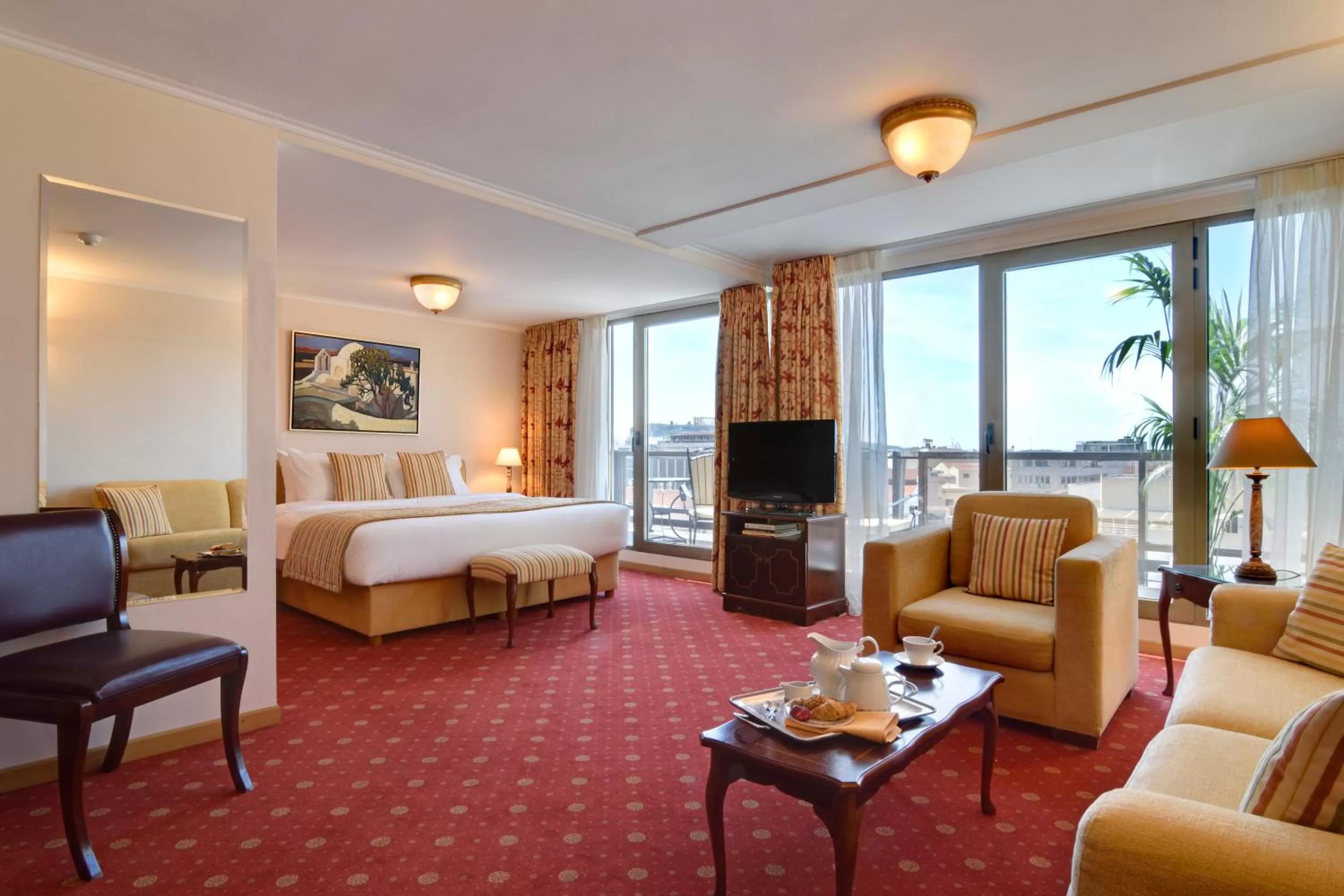 Bed in Titania Hotel