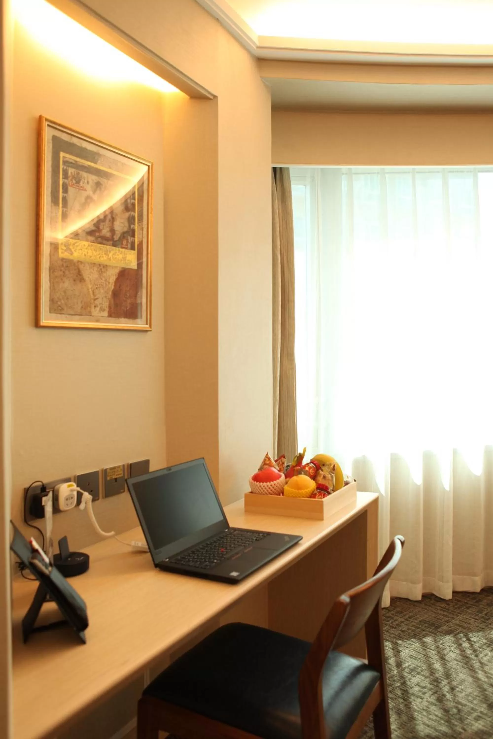 Seating area in South Pacific Hotel