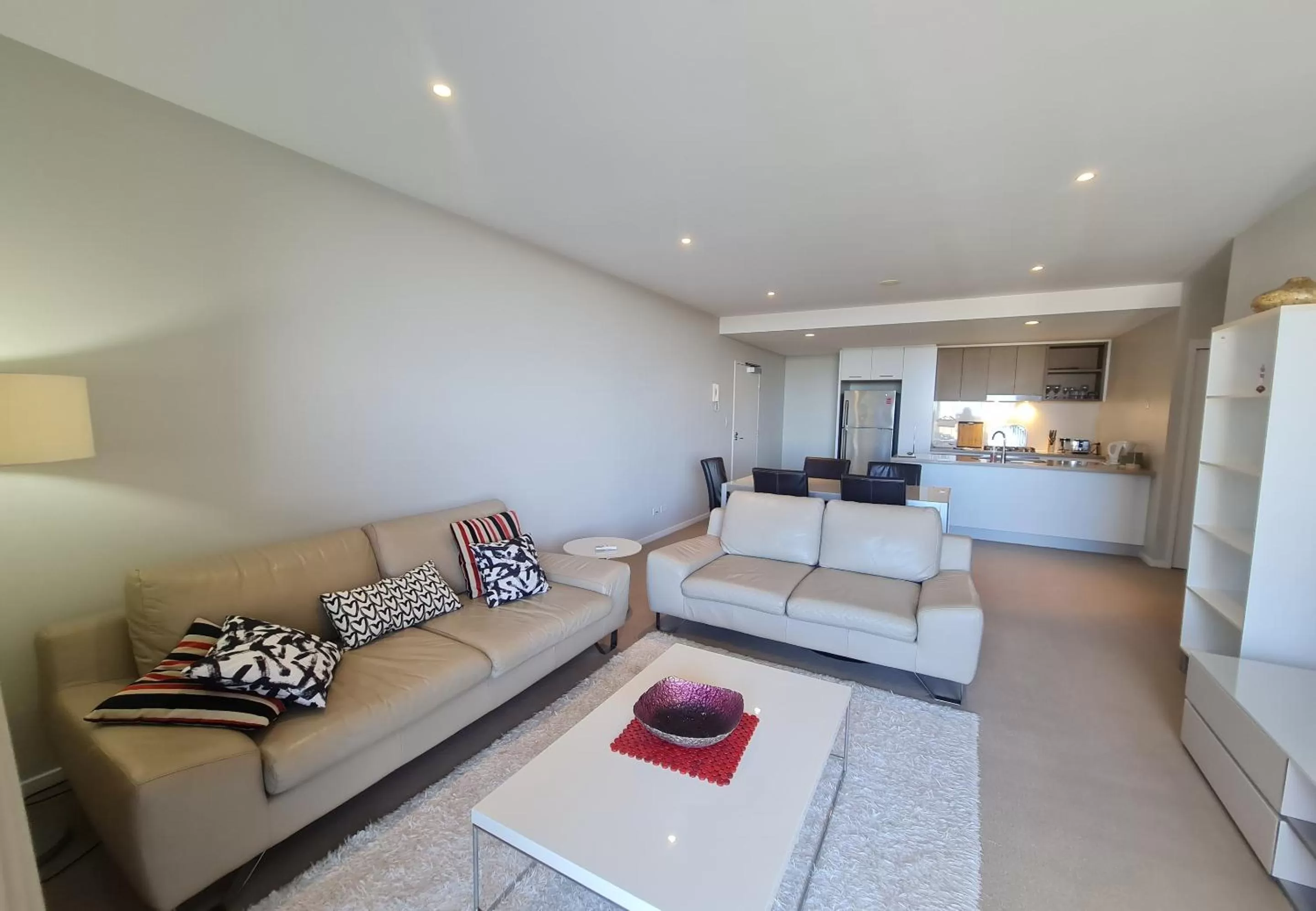 Seating area in Link Portside Wharf Apartment Hotel