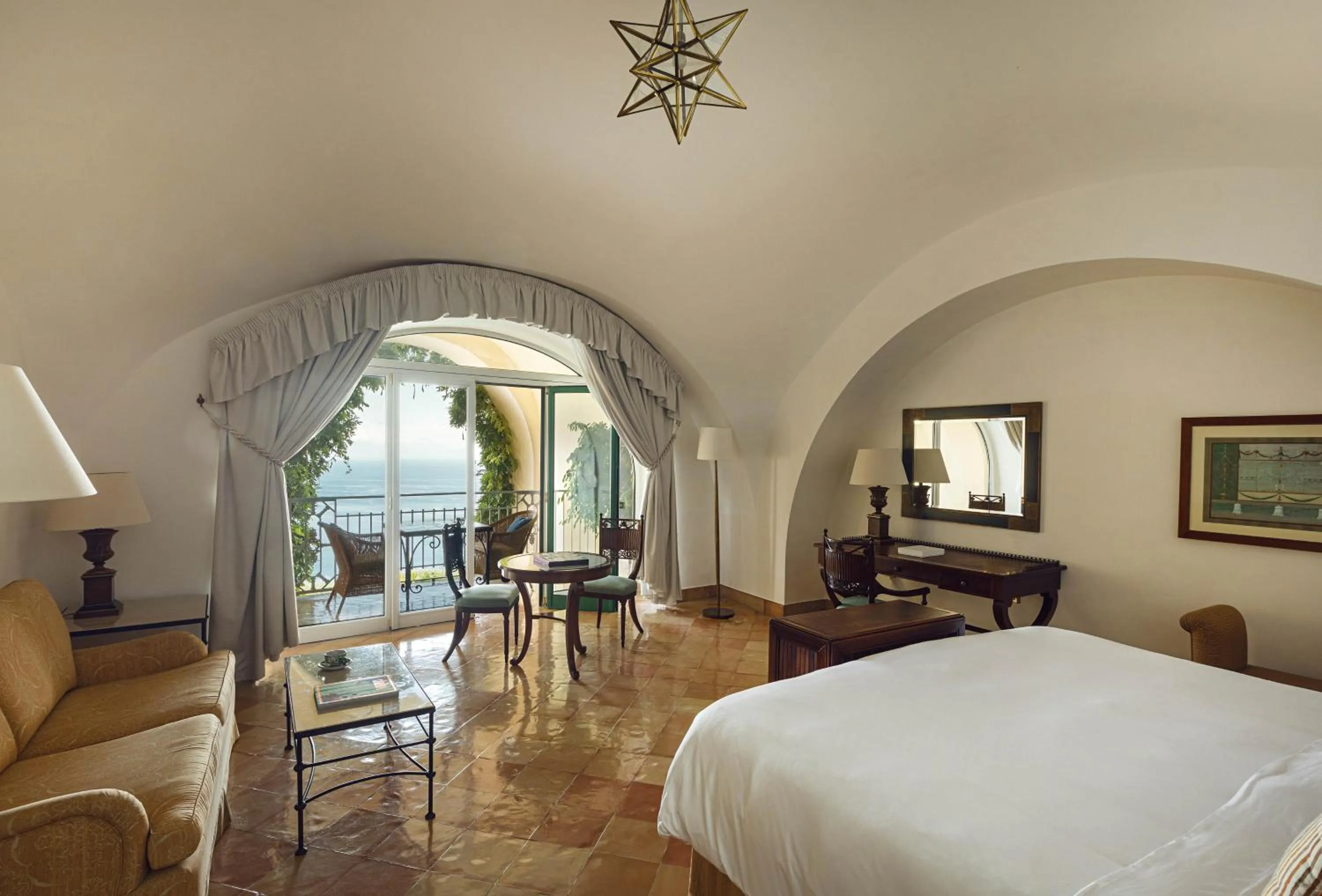 Bedroom, Bed in Caruso, A Belmond Hotel, Amalfi Coast