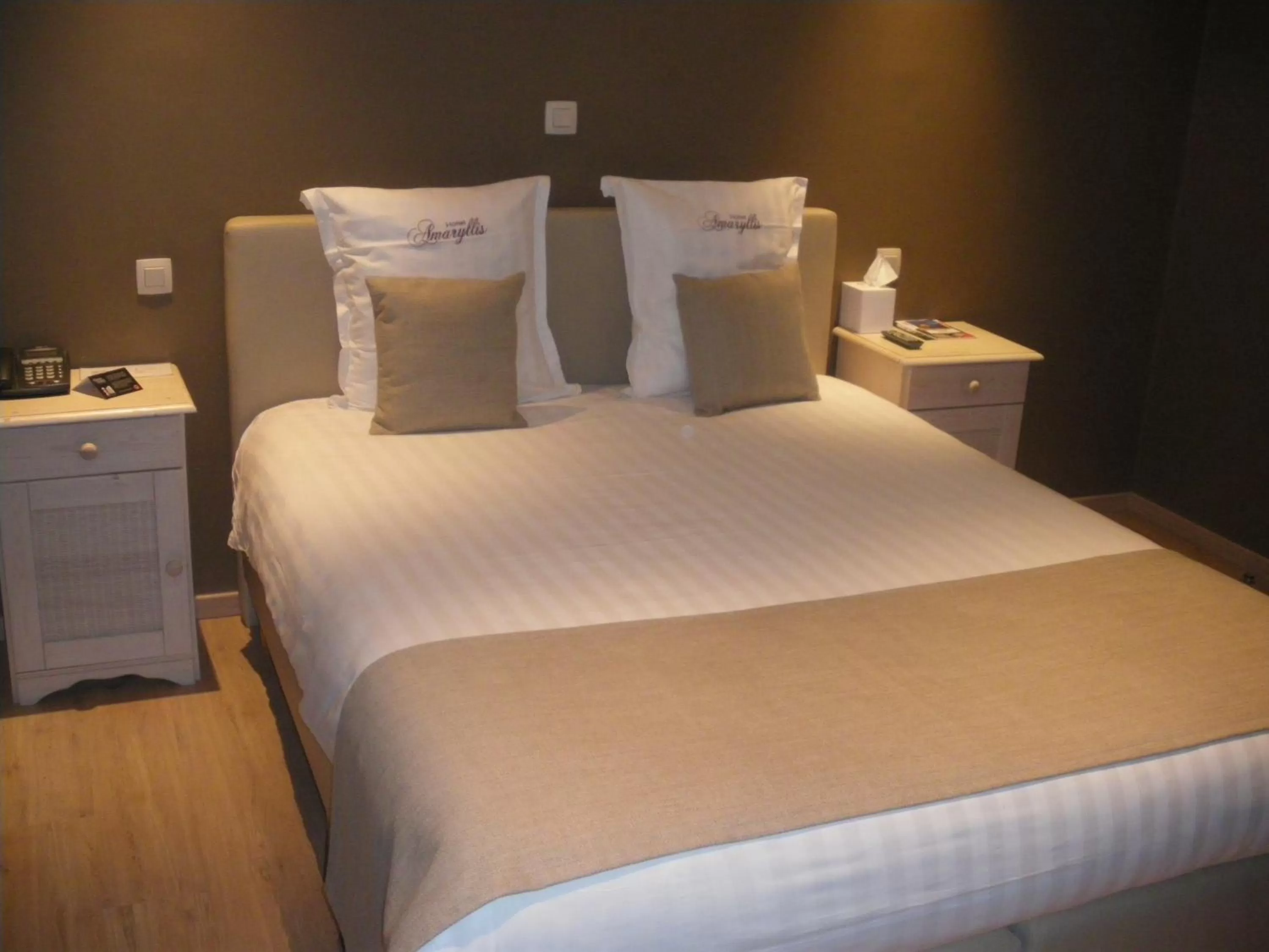 Bed in Hotel Amaryllis