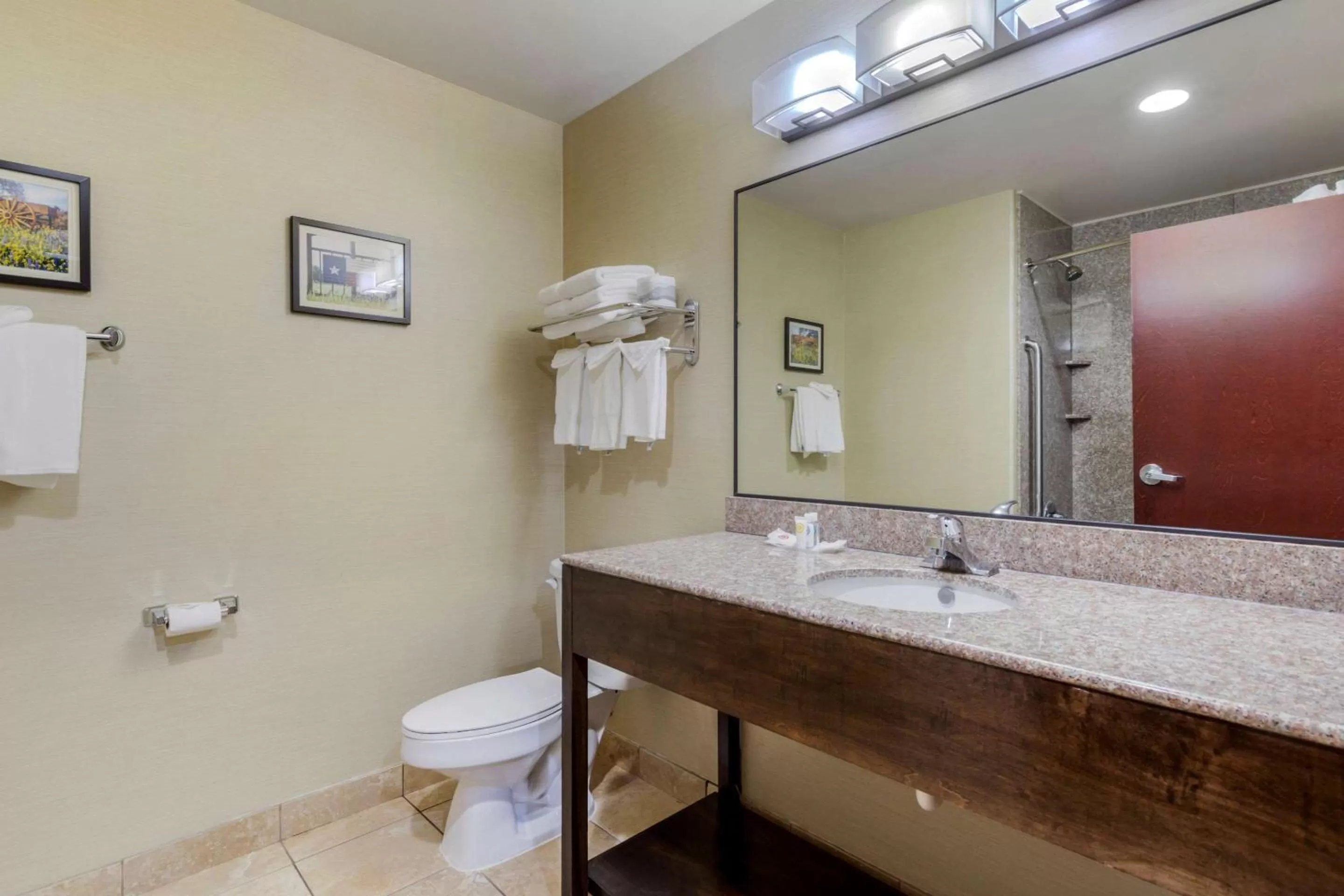 Bathroom in Comfort Suites Pflugerville - Austin North