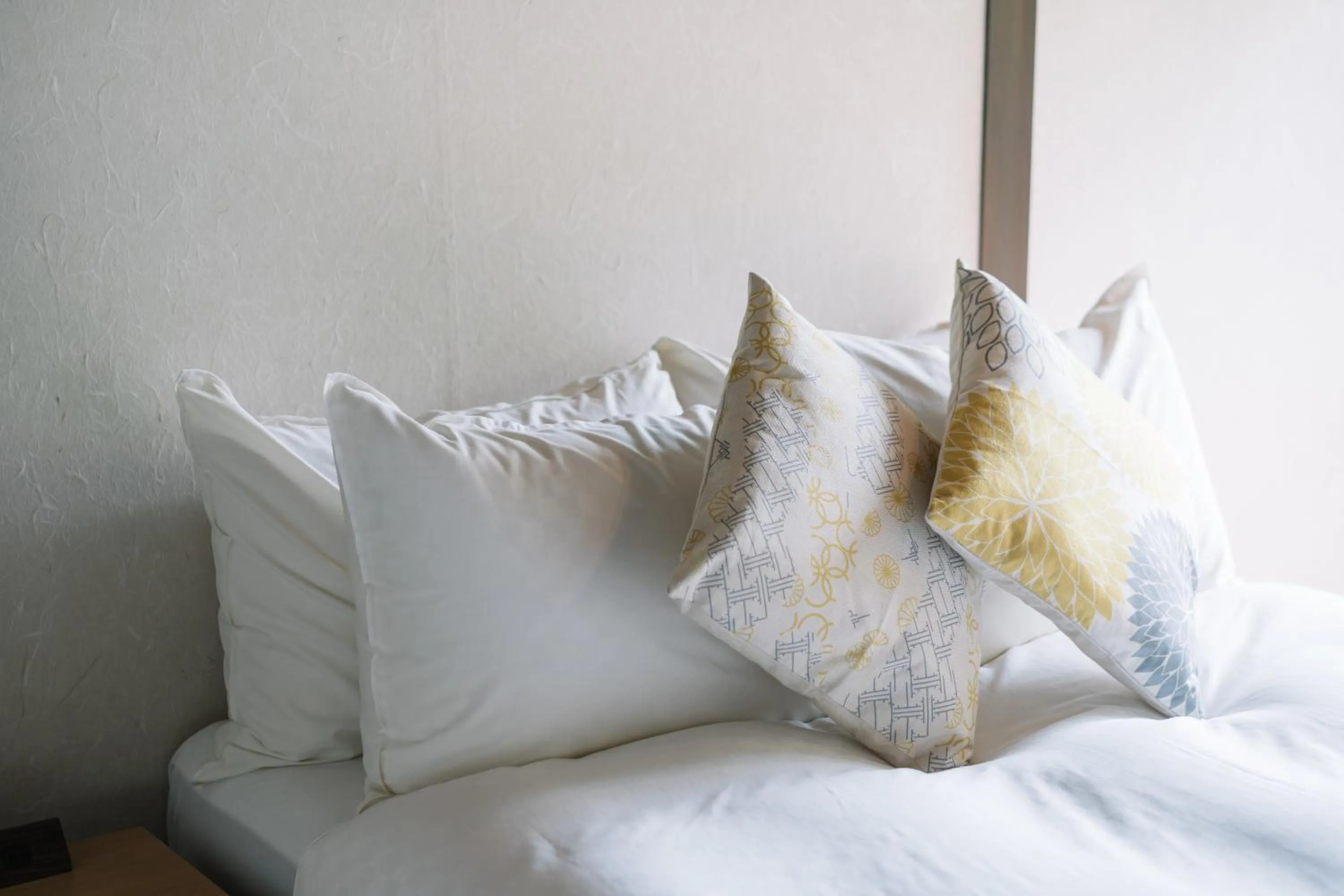 Bed in Kyoto Nanzenji Ryokan Yachiyo Established in 1915