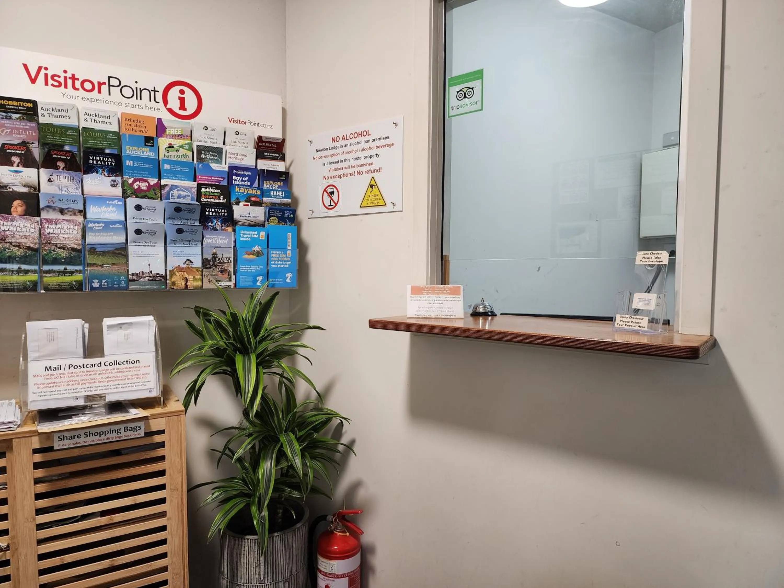 Lobby or reception in Newton Lodge Auckland