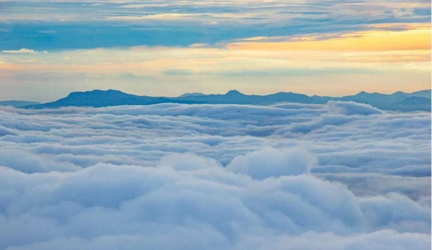 Mountain view in Cloud Walk
