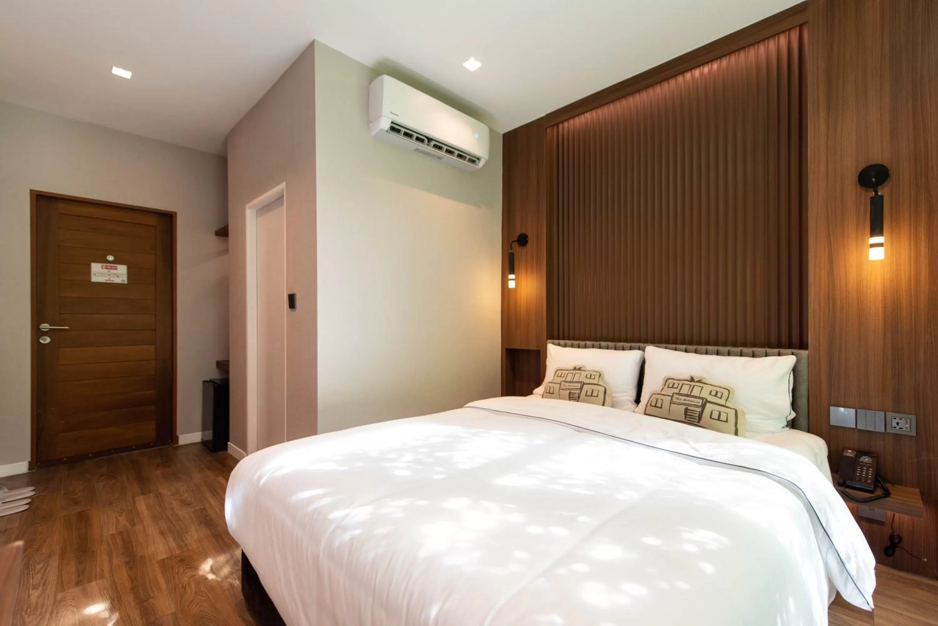 Bed in Botanic Service Room at Impact Muangthongthani - SHA Certified